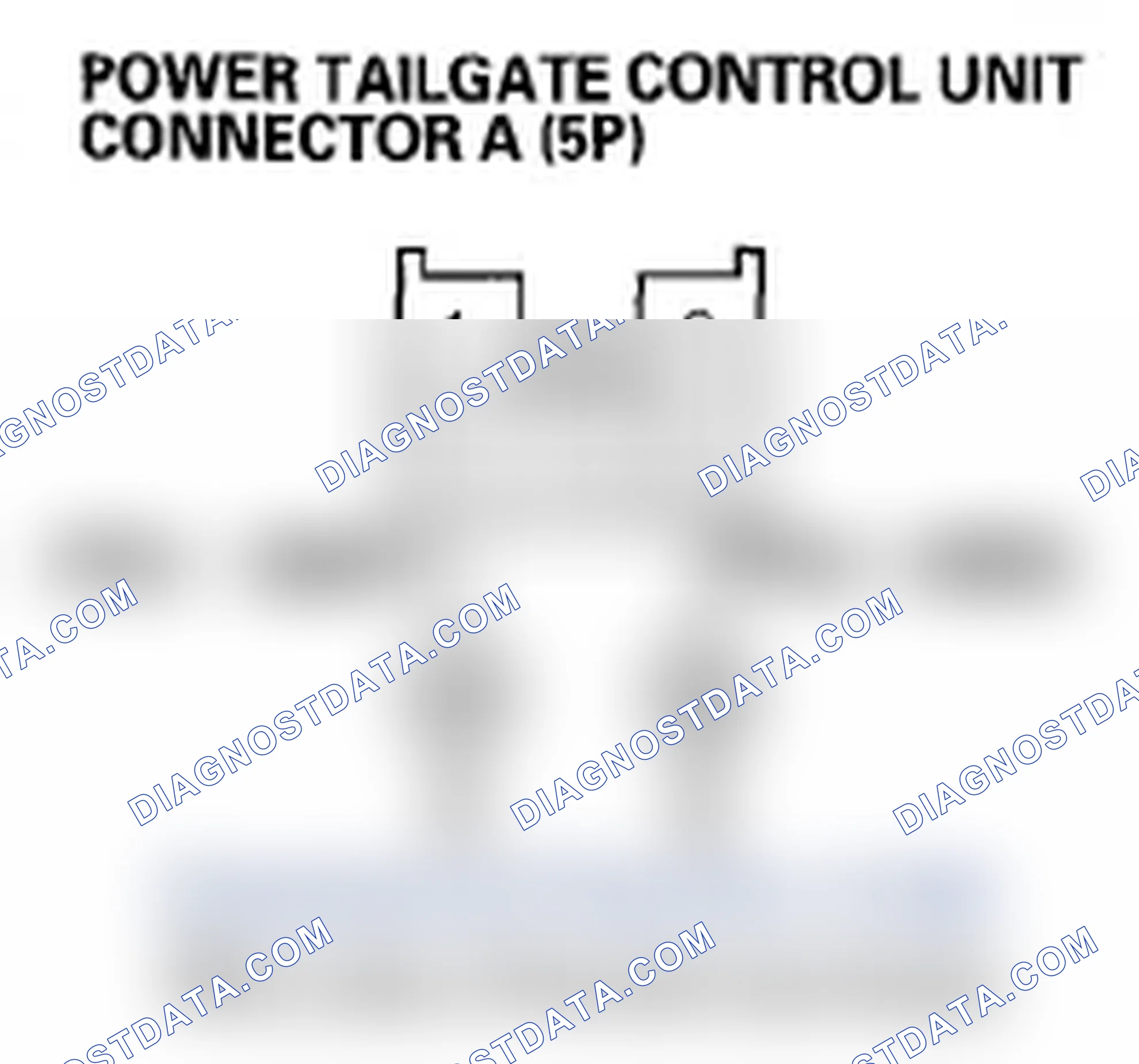 Scheme 187: DTC B1388: Power Tailgate Motor Circuit Malfunction
