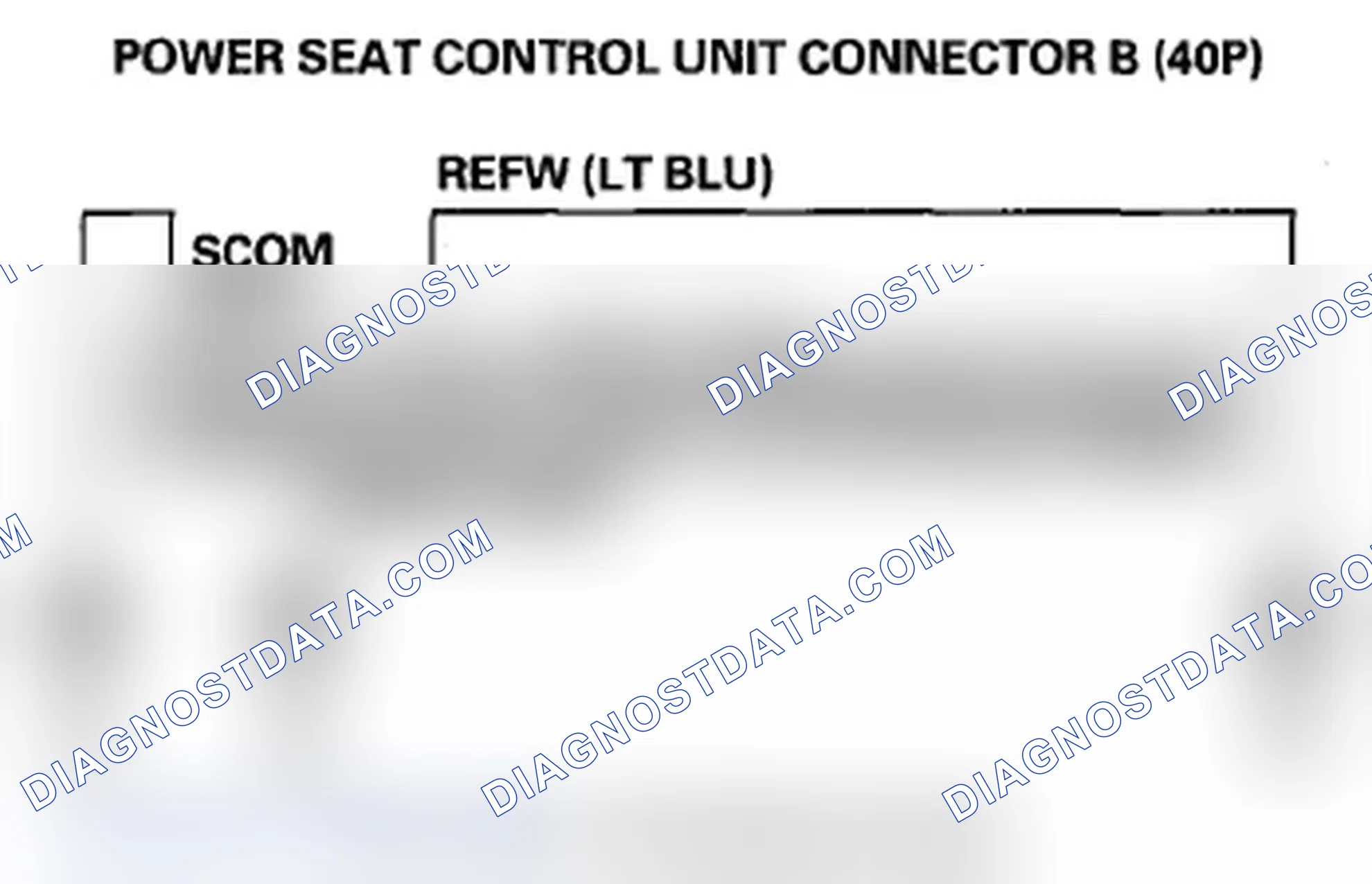 Scheme 226: DTC B1845: Power Seat Recline Switch Circuit Malfunction