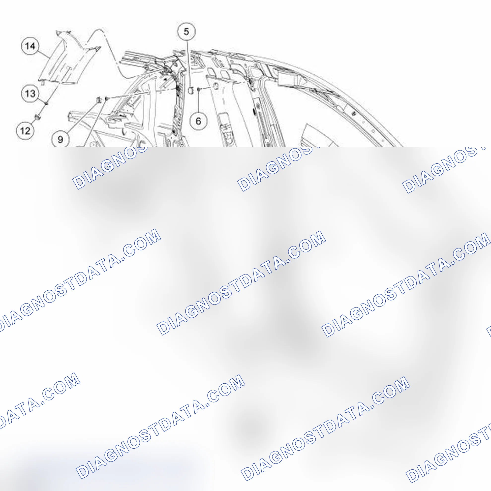 Scheme 5: Interior Trim - Exploded View