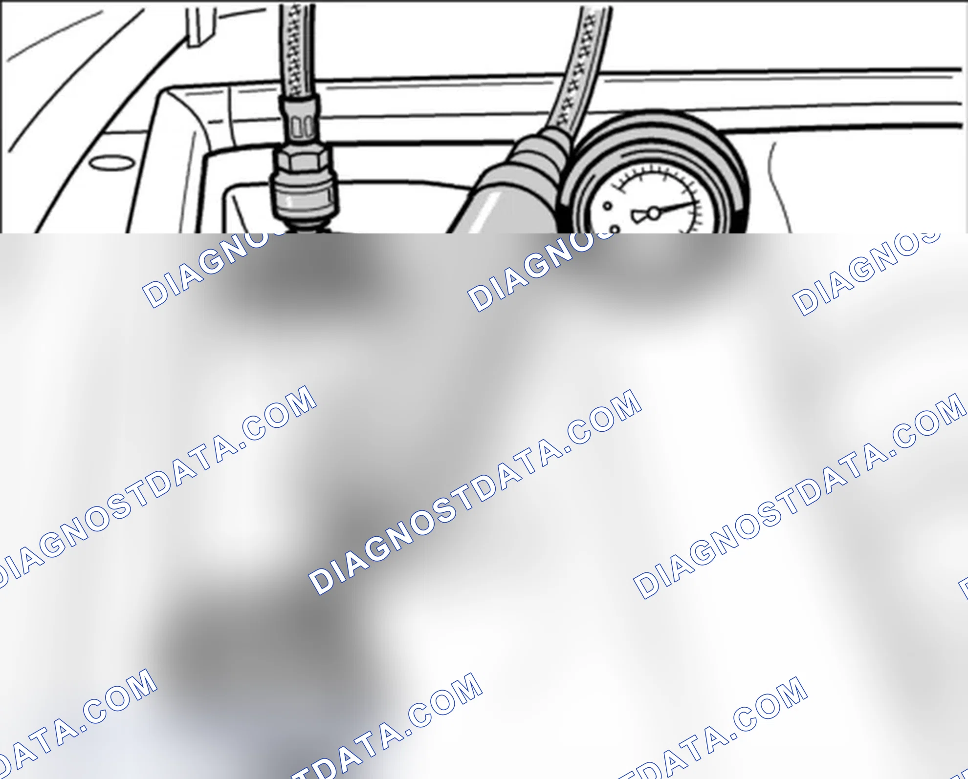 Scheme 15: Checking the cooling system for leaks