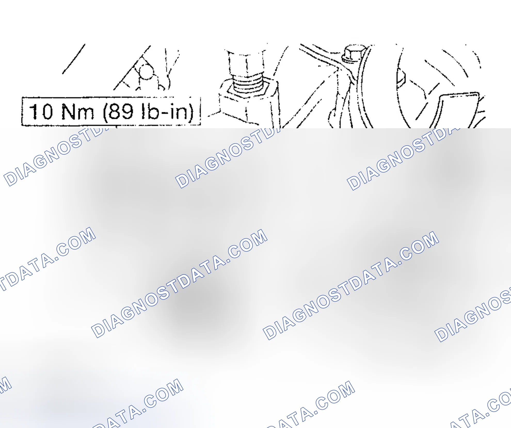 Scheme 514: Item 6: Camshaft Position (CMP) Sensor Bolt Removal Note
