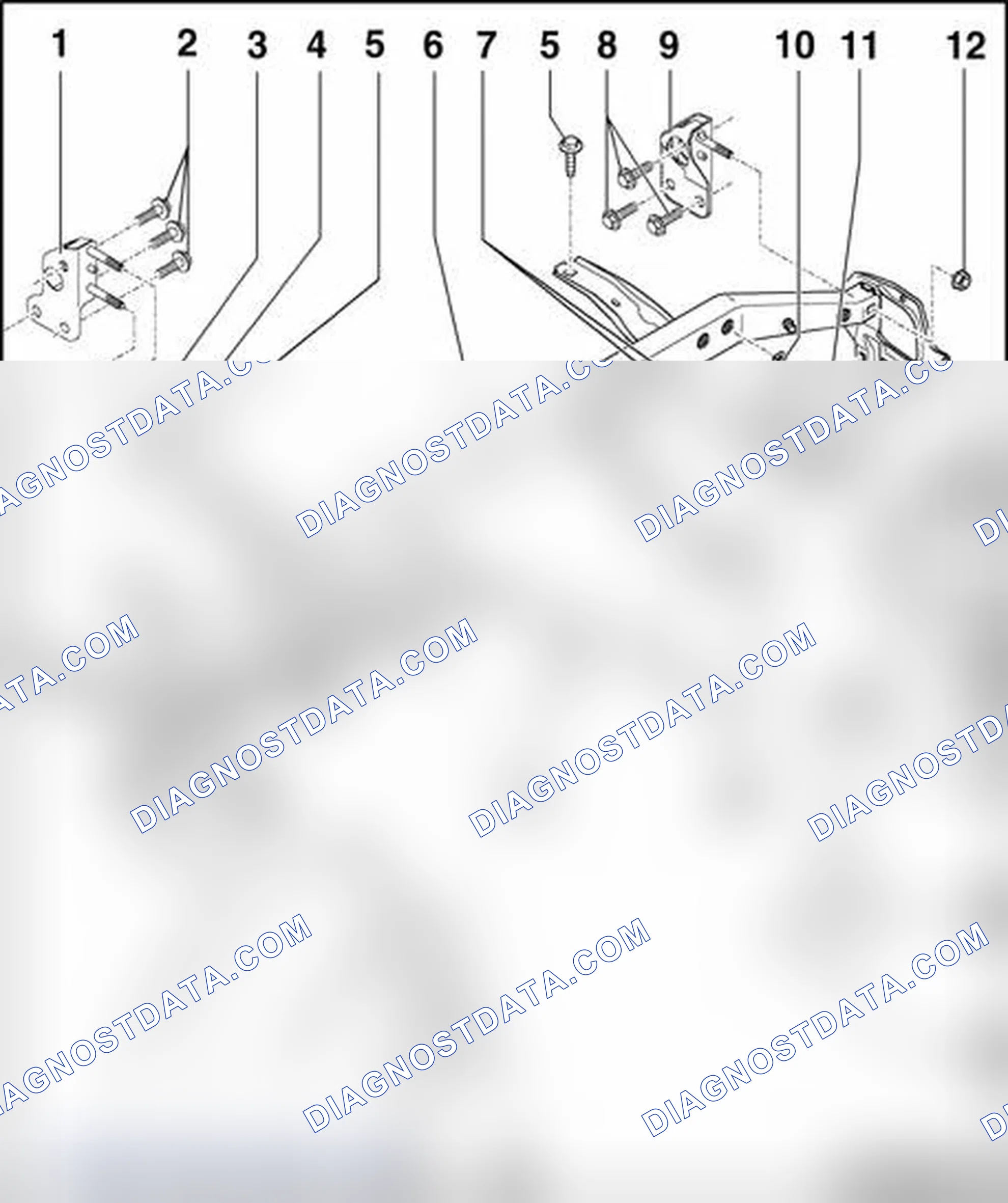 Scheme 129: Components locations, assembly overview