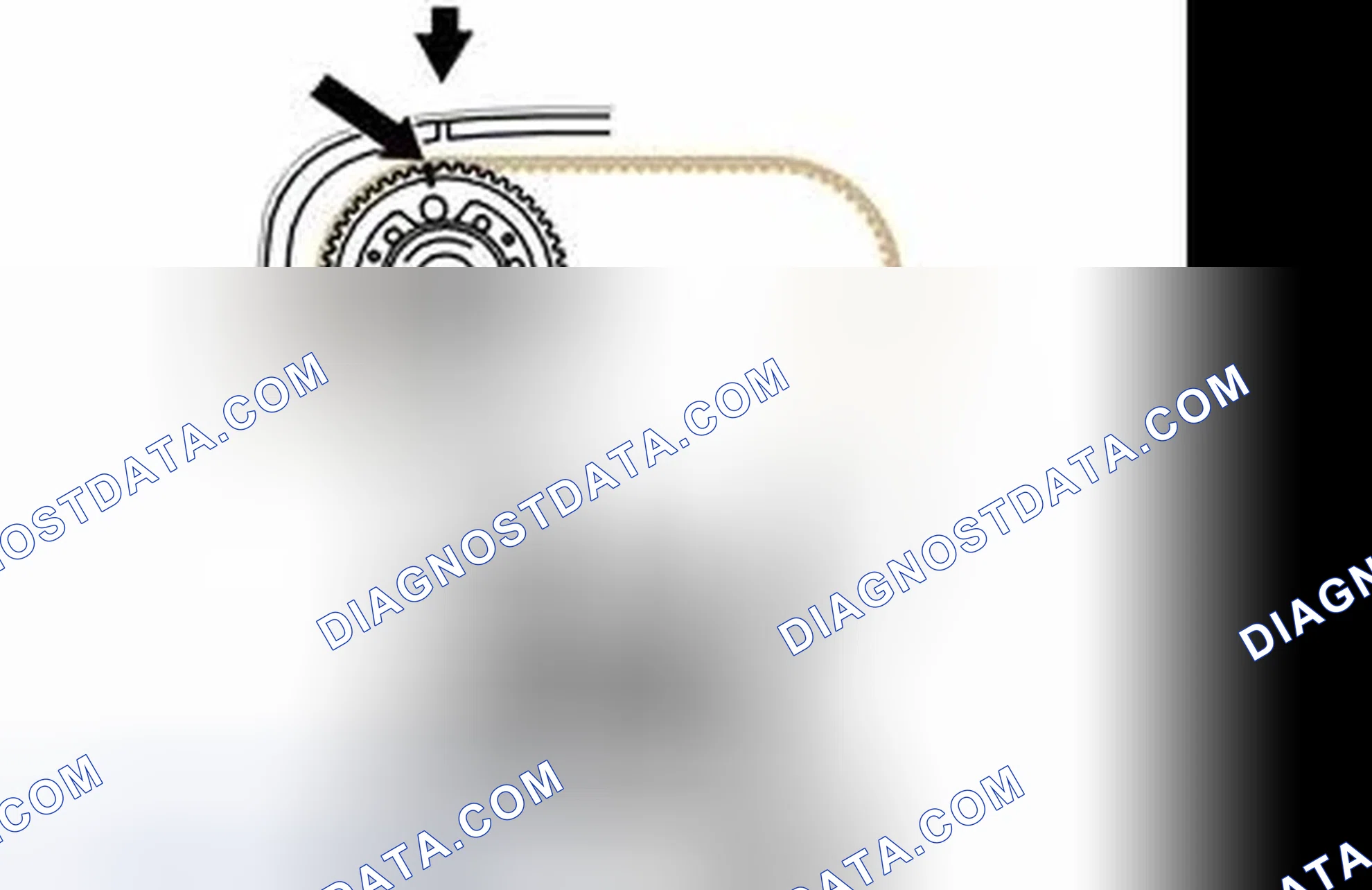 Scheme 495: Installing the Variable Valve Timing (VVT) Unit On the Exhaust Camshaft