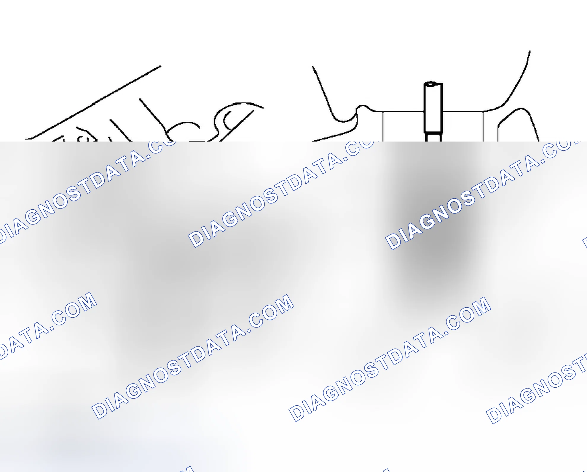 Scheme 117: Measuring specified clearance Between Guide Bushing And Valve Stem
