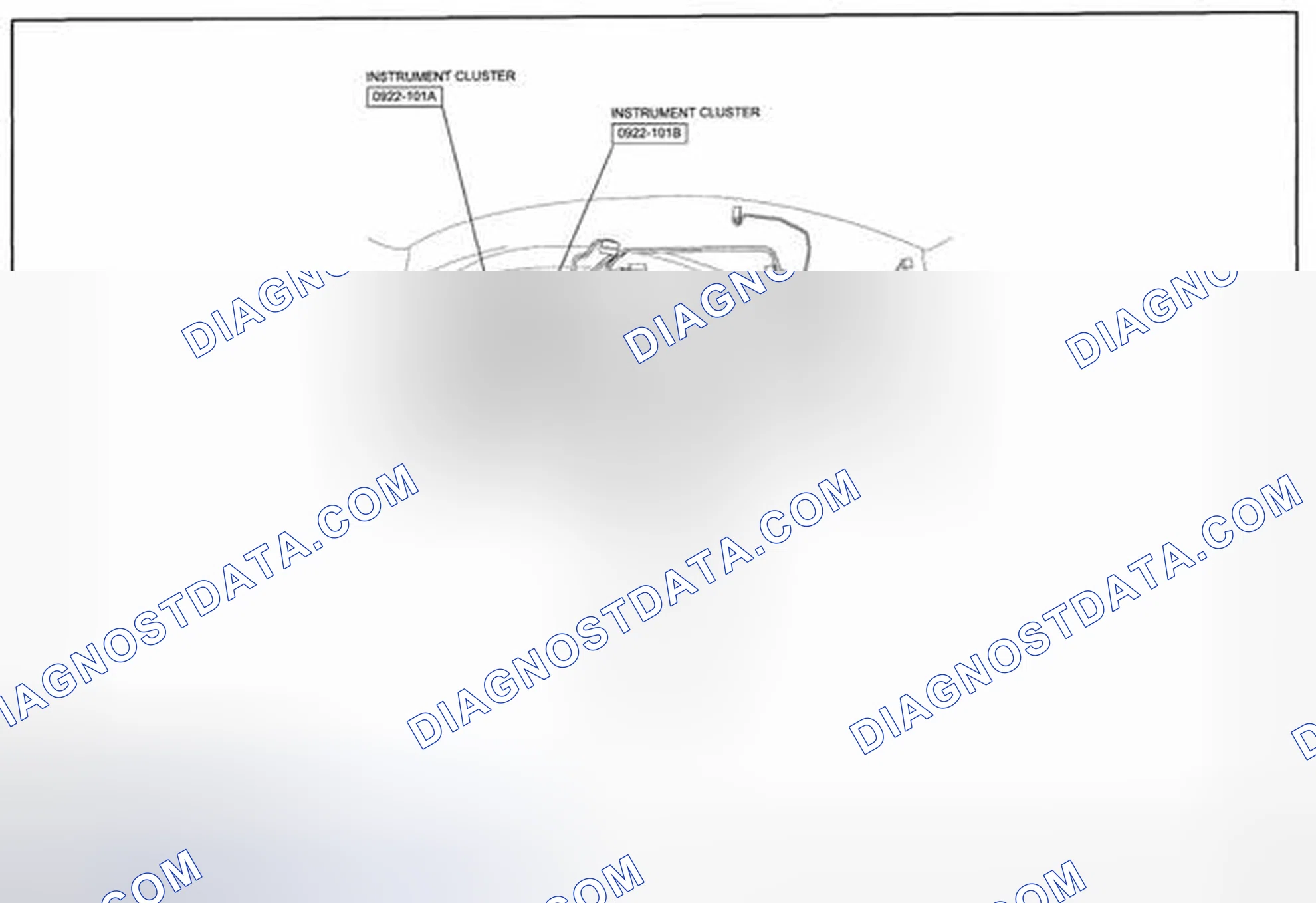 Scheme 394: Instrument Cluster Wiring Diagram - 0922-1f (2 Of 2)