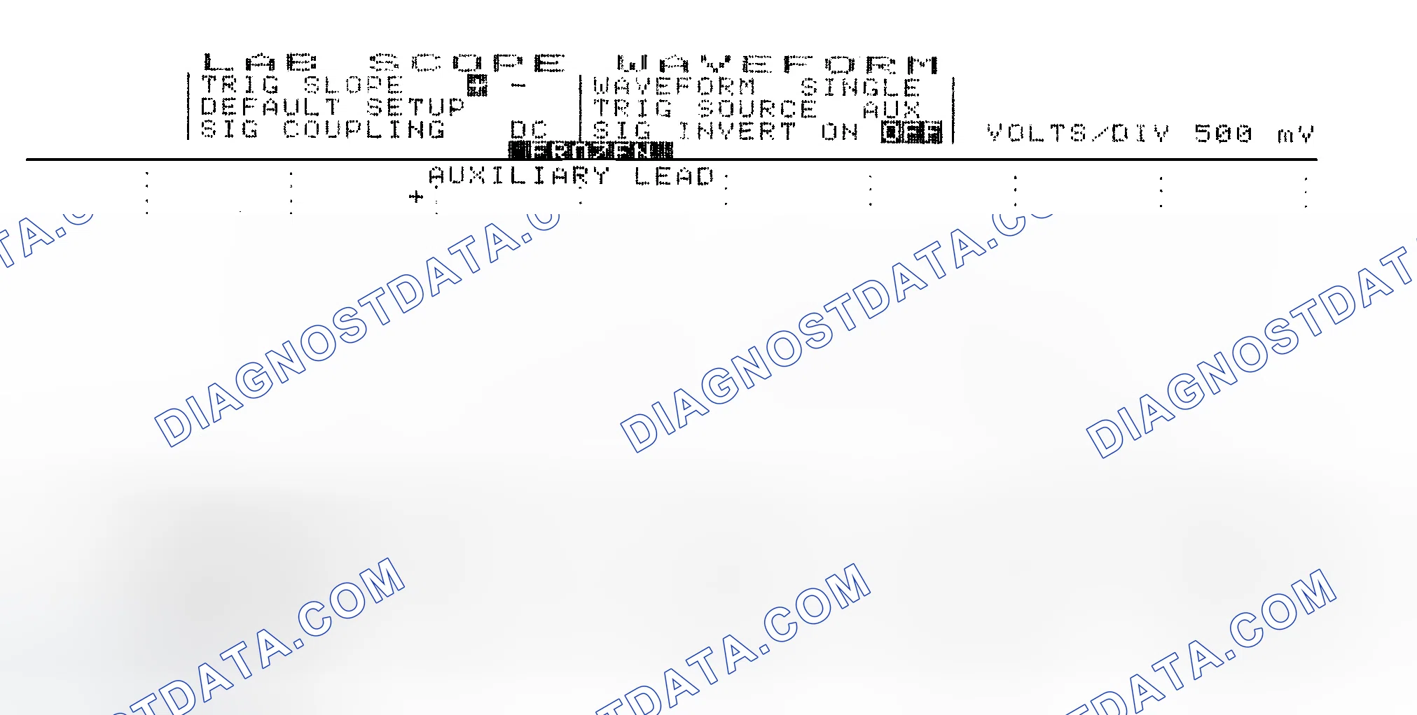 Scheme 14: Single Injector w/Excessive Current Flow - Current Pattern
