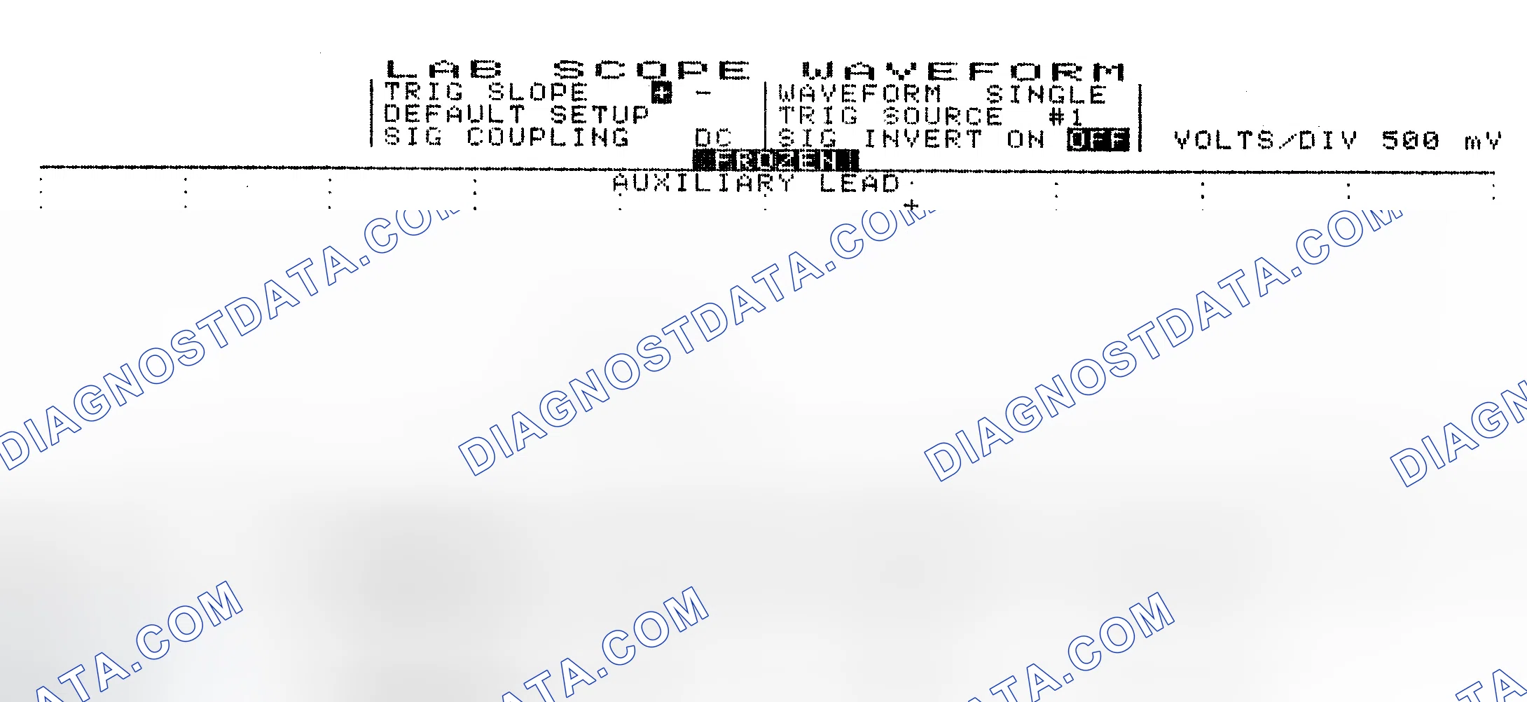 Scheme 10: Single Injector w/Excessive Current Flow - Current Pattern