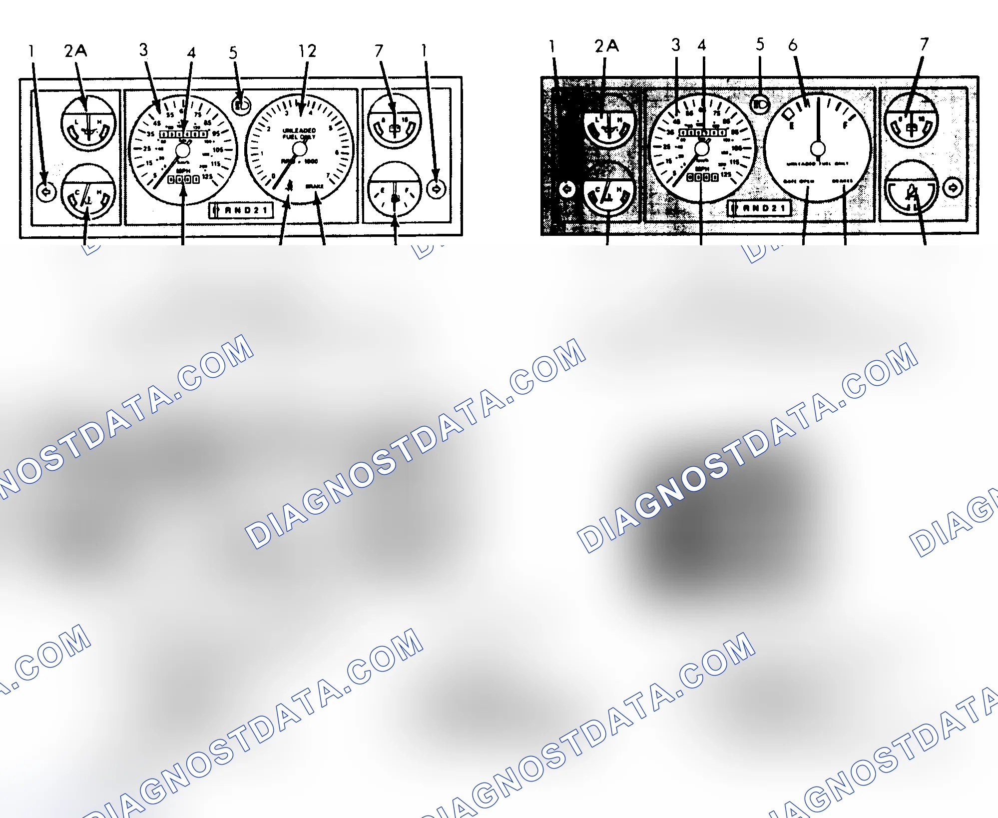 Scheme 1: SERVICE INDICATOR & WARNING LIGHTS