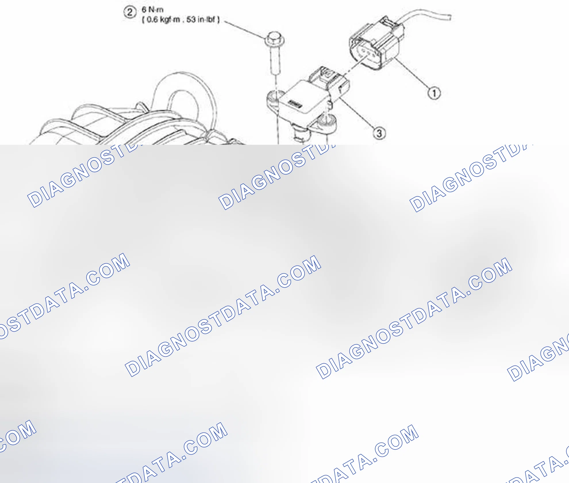 Scheme 67: MANIFOLD ABSOLUTE PRESSURE (MAP) SENSOR REMOVAL/INSTALLATION - 3.0L