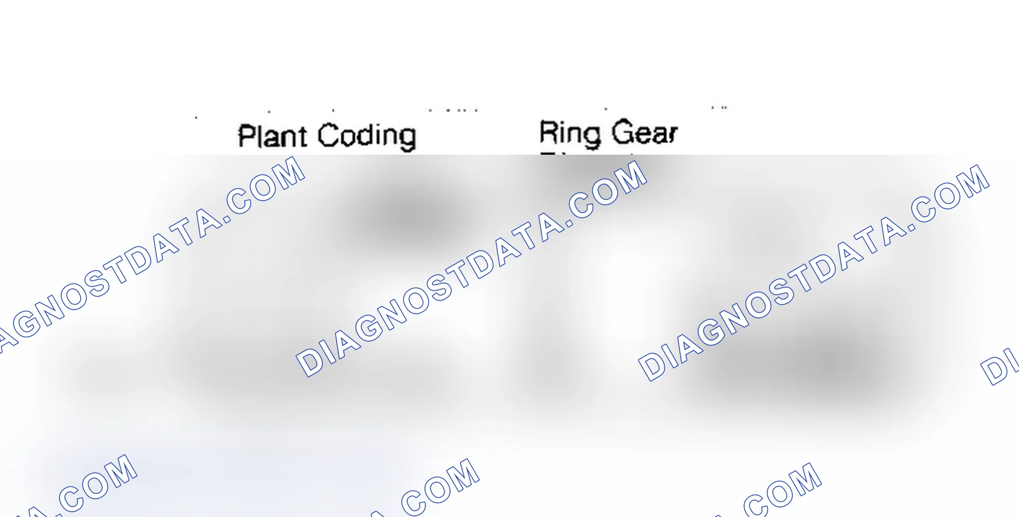 Scheme 13: AXLE RATIO & IDENTIFICATION