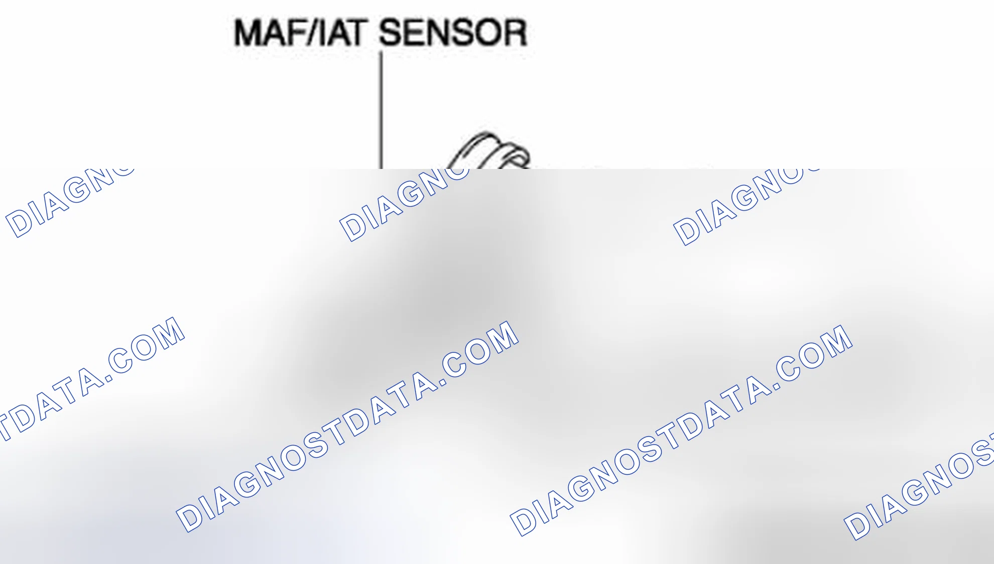 Scheme 86: MASS AIR FLOW (MAF)/INTAKE AIR TEMPERATURE (IAT) SENSOR REMOVAL/INSTALLATION [MZI 3.7 V6]