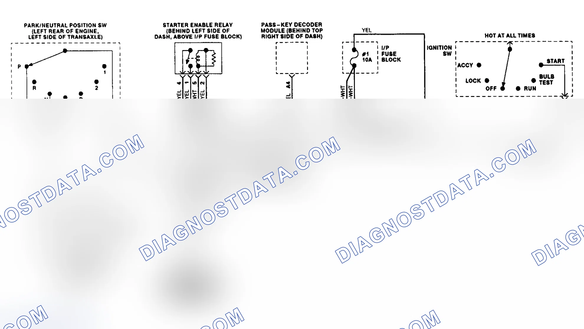Scheme 27: Starter System Schematic (LeSabre & Park Avenue)