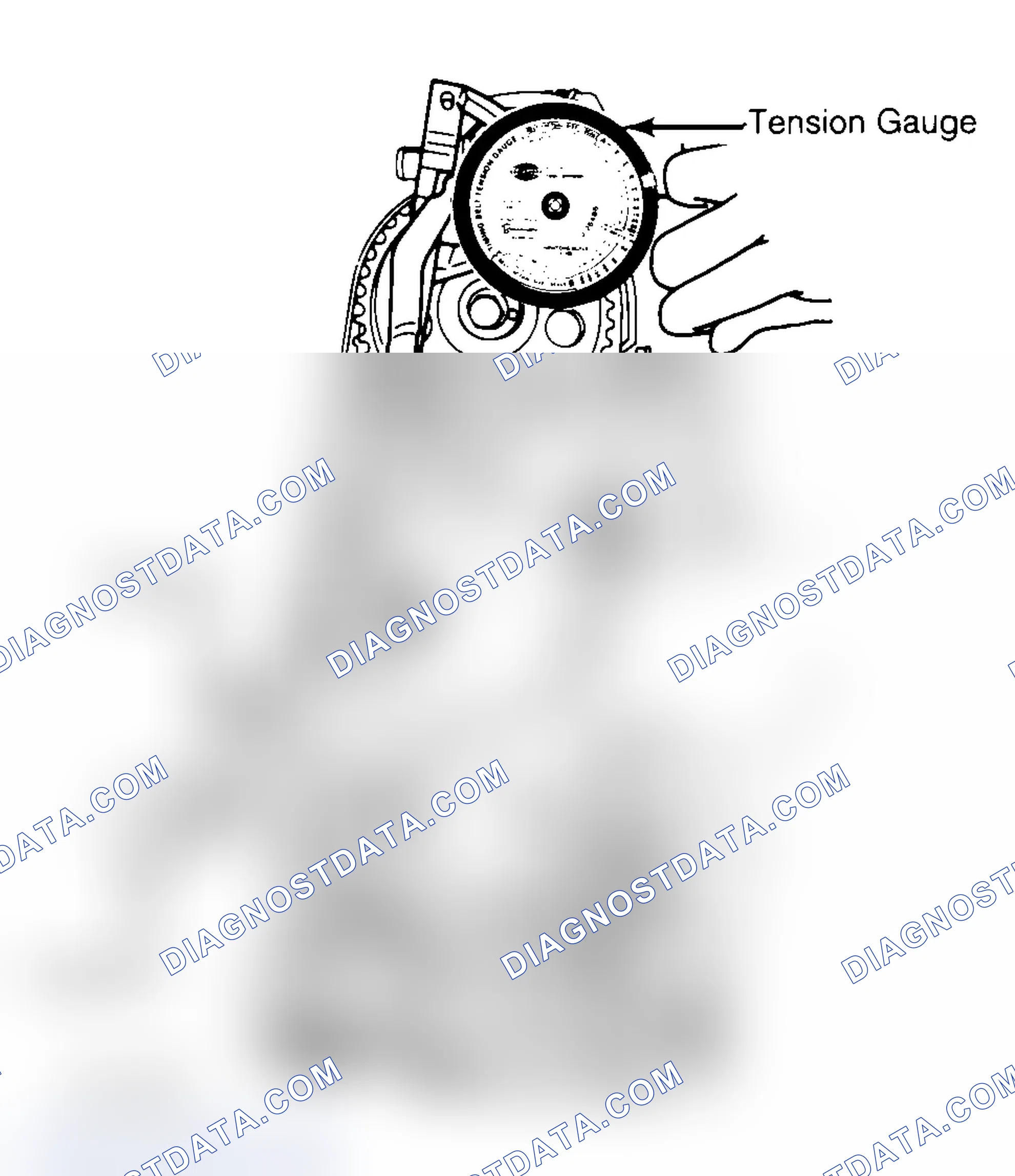Scheme 28: Adjusting Typical Timing Belt Tension