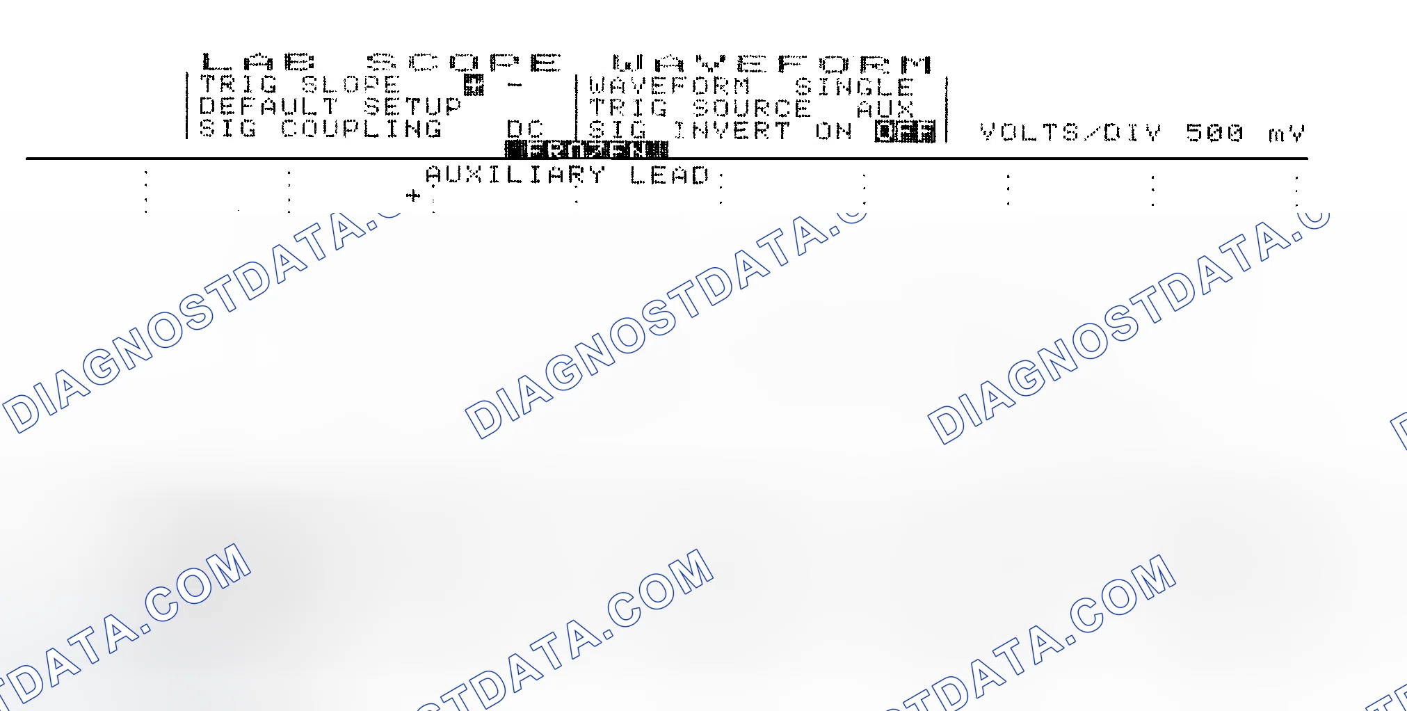 Scheme 14: Single Injector w/Excessive Current Flow - Current Pattern