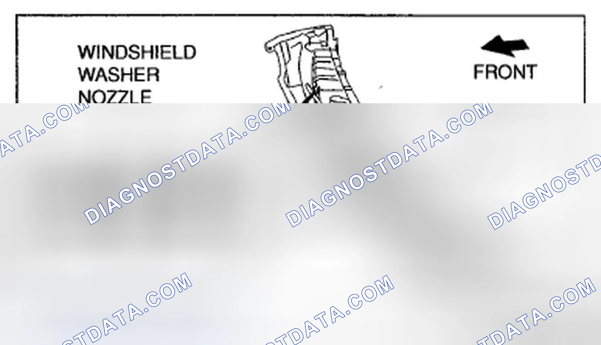 Scheme 13: WINDSHIELD WASHER NOZZLE REMOVAL/INSTALLATION