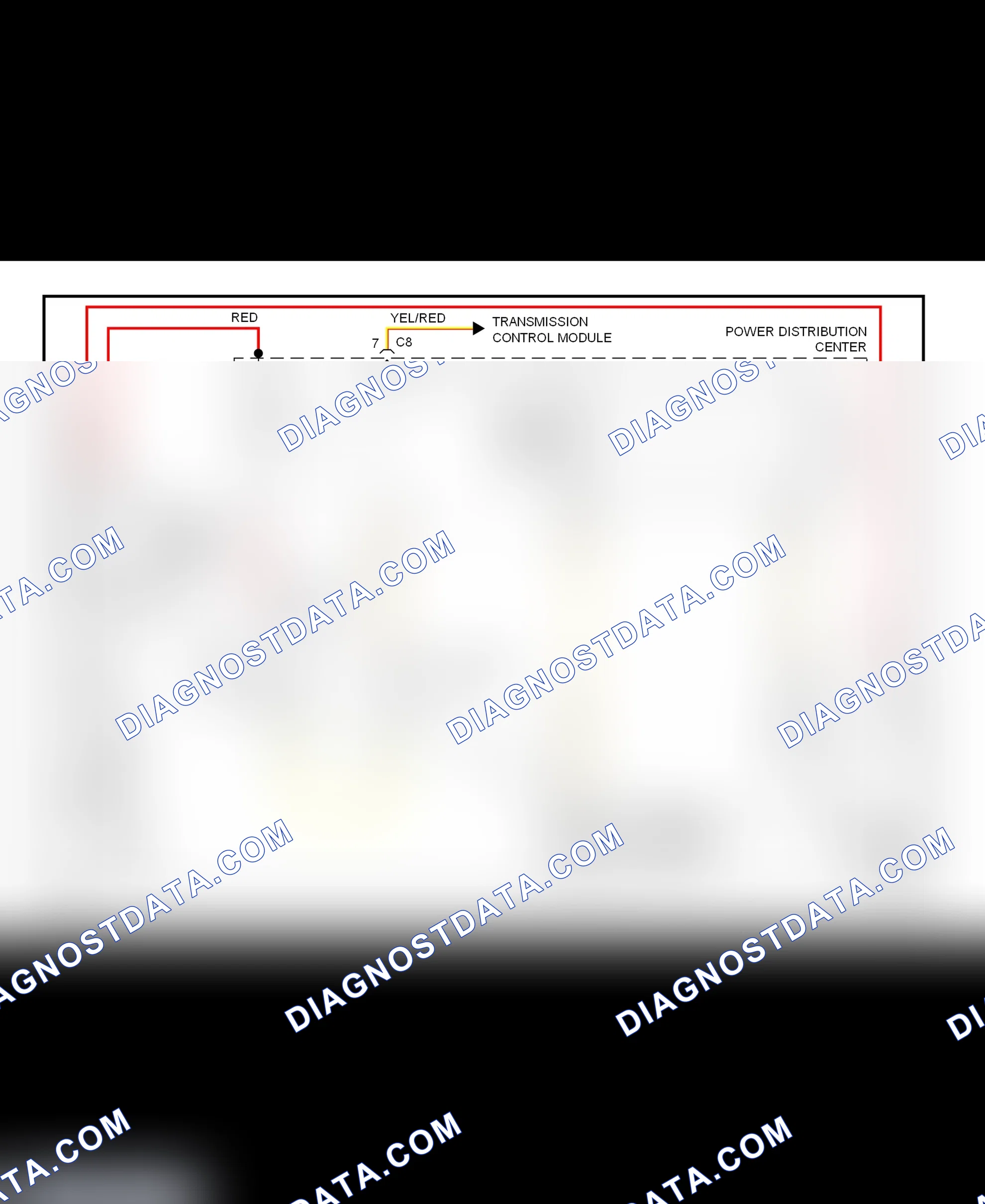 Fig. 5: Starting System Wiring Diagram (Caravan, Town & Country, & Voyager)