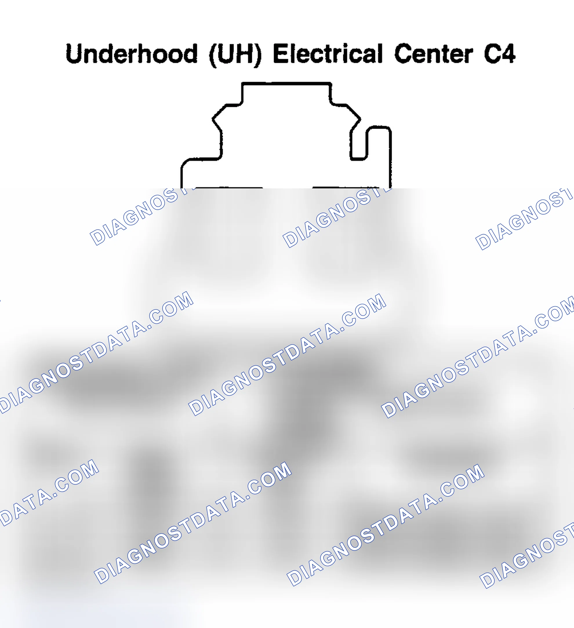 Scheme 97: UNDERHOOD (UH) ELECTRICAL CENTER C4