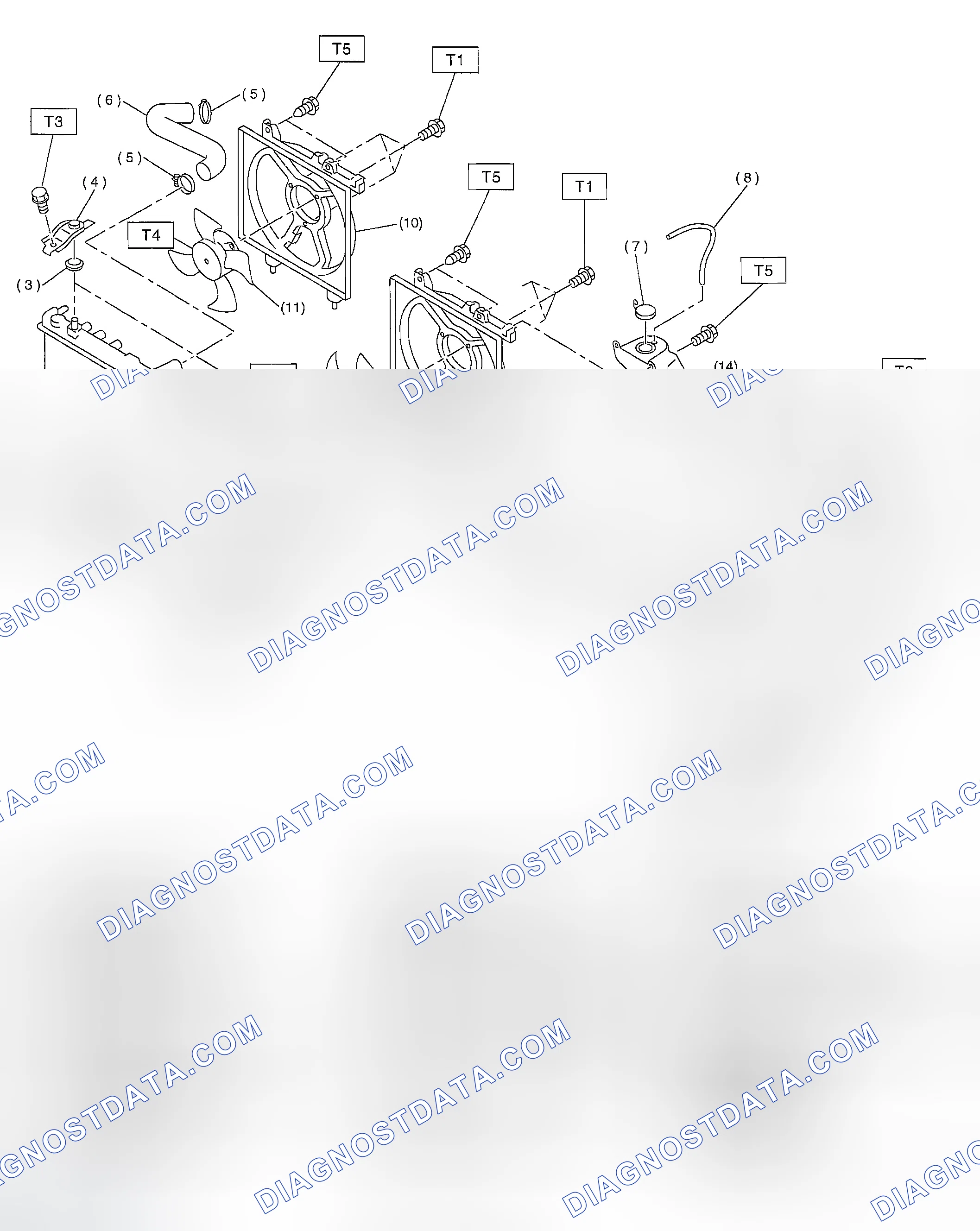 Scheme 3: RADIATOR AND RADIATOR FAN
