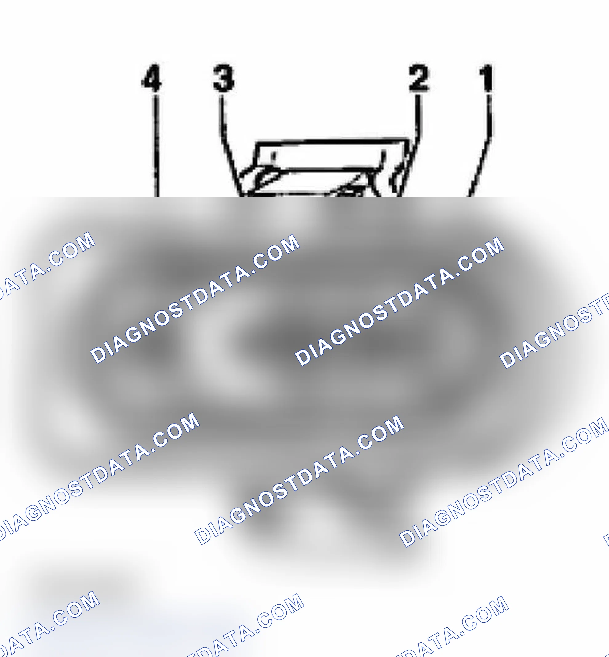 Scheme 82: Identifying Oxygen Sensor Harness Connector Terminals