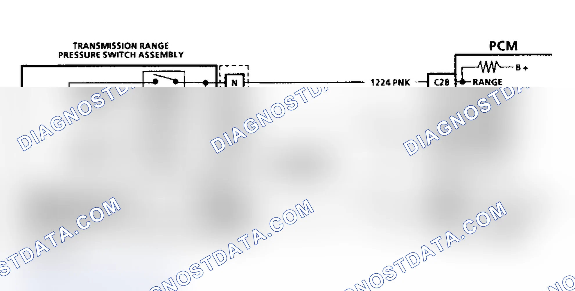 Scheme 45: Code 28, Circuit Diagram (5.7L F Body) Courtesy of General Motors Corp.