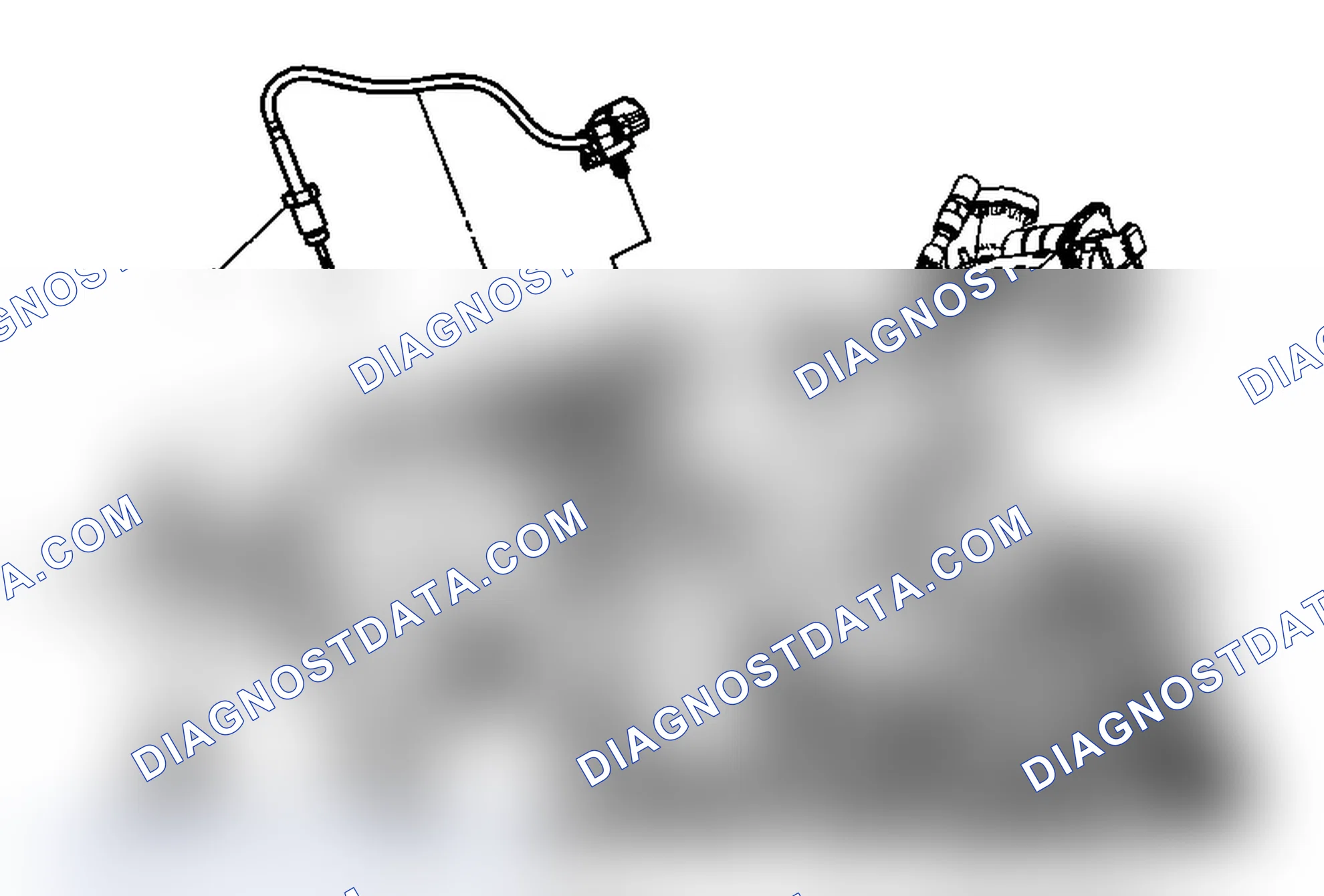 Scheme 117: Exhaust Gas Recirculation Valve Temperature Sensor Replacement - Position 1