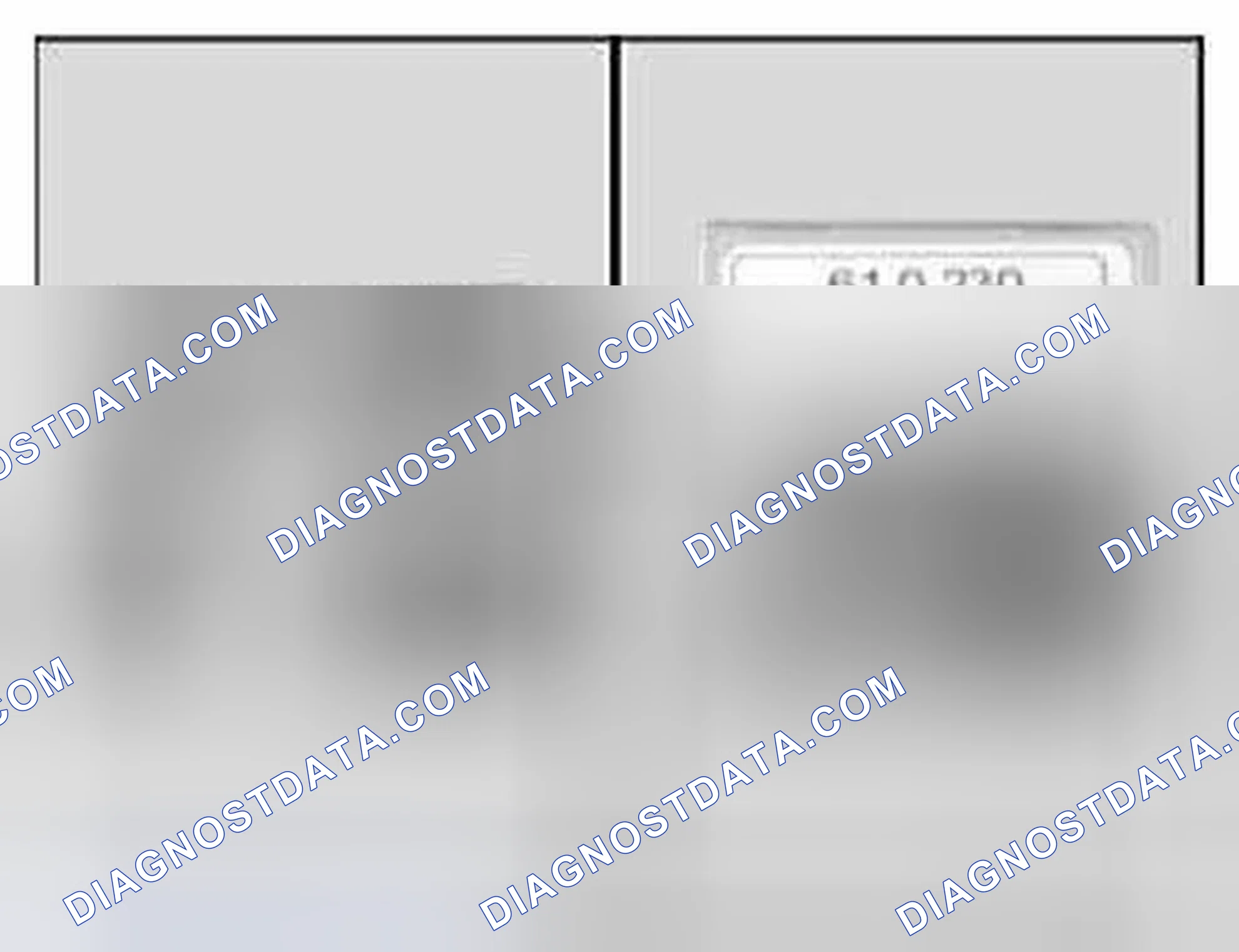 Scheme 281: 61 0 230 Stencil For Contacts "DFK 40" and "MAK 8"