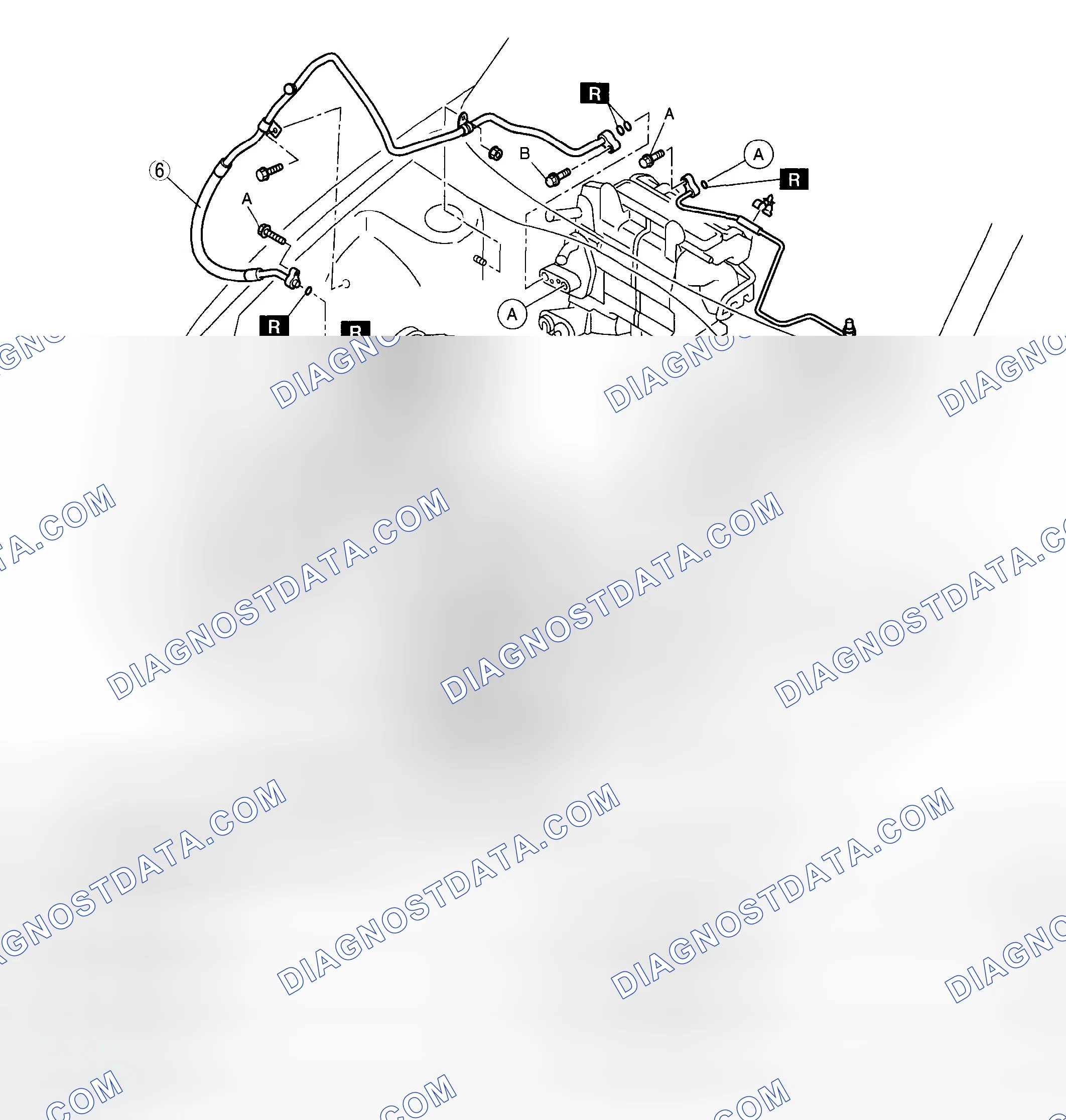 Scheme 138: REFRIGERANT LINES REMOVAL/INSTALLATION [L3 WITH TC]