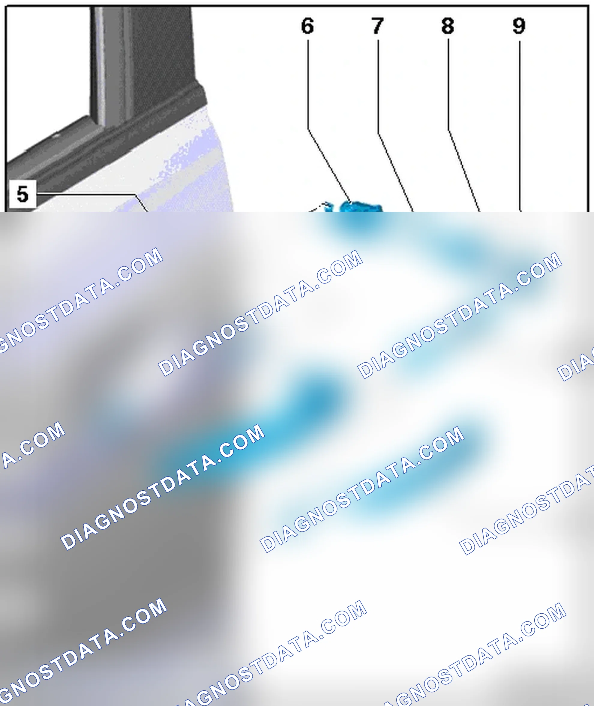 Scheme 128: DOOR HANDLE ASSEMBLY OVERVIEW