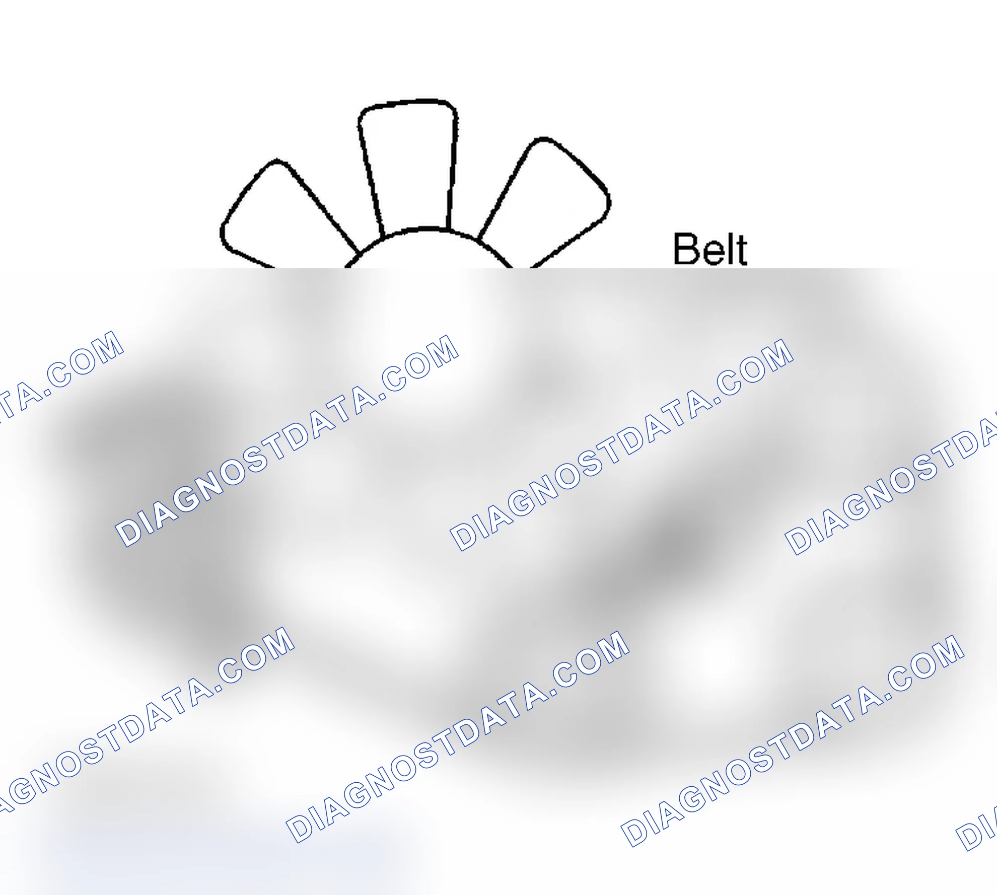 Scheme 10: Serpentine Belt Routing (2.5L Tracker)