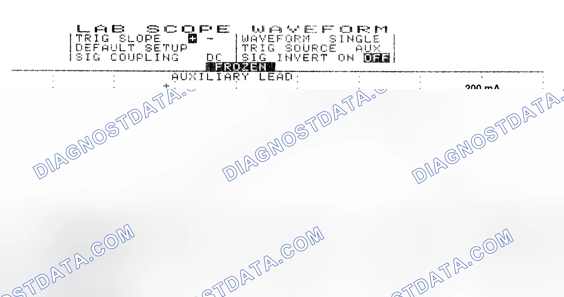 Scheme 13: Single Injector w/Normal Current Flow - Current Pattern