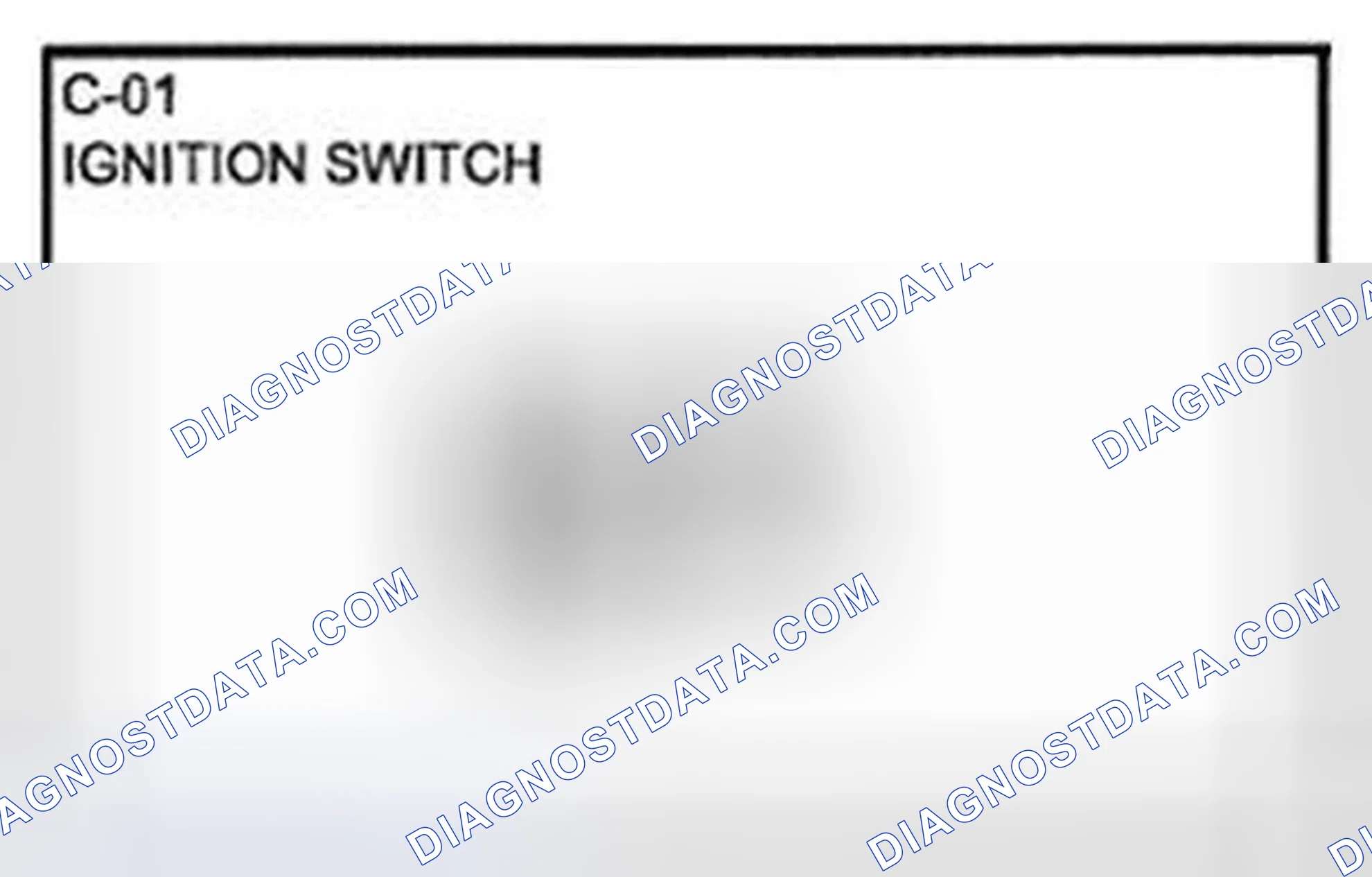 Scheme 28: Identifying Ignition Switch Connector Terminals (C-01)