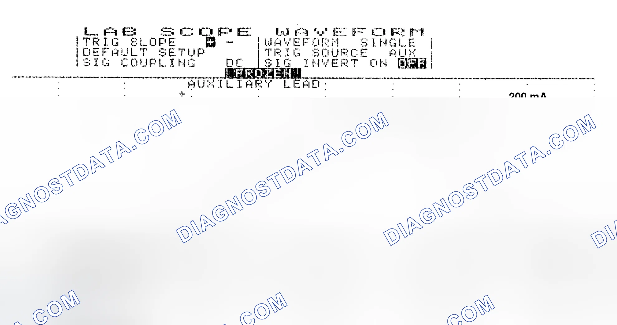 Scheme 13: Single Injector w/Normal Current Flow - Current Pattern