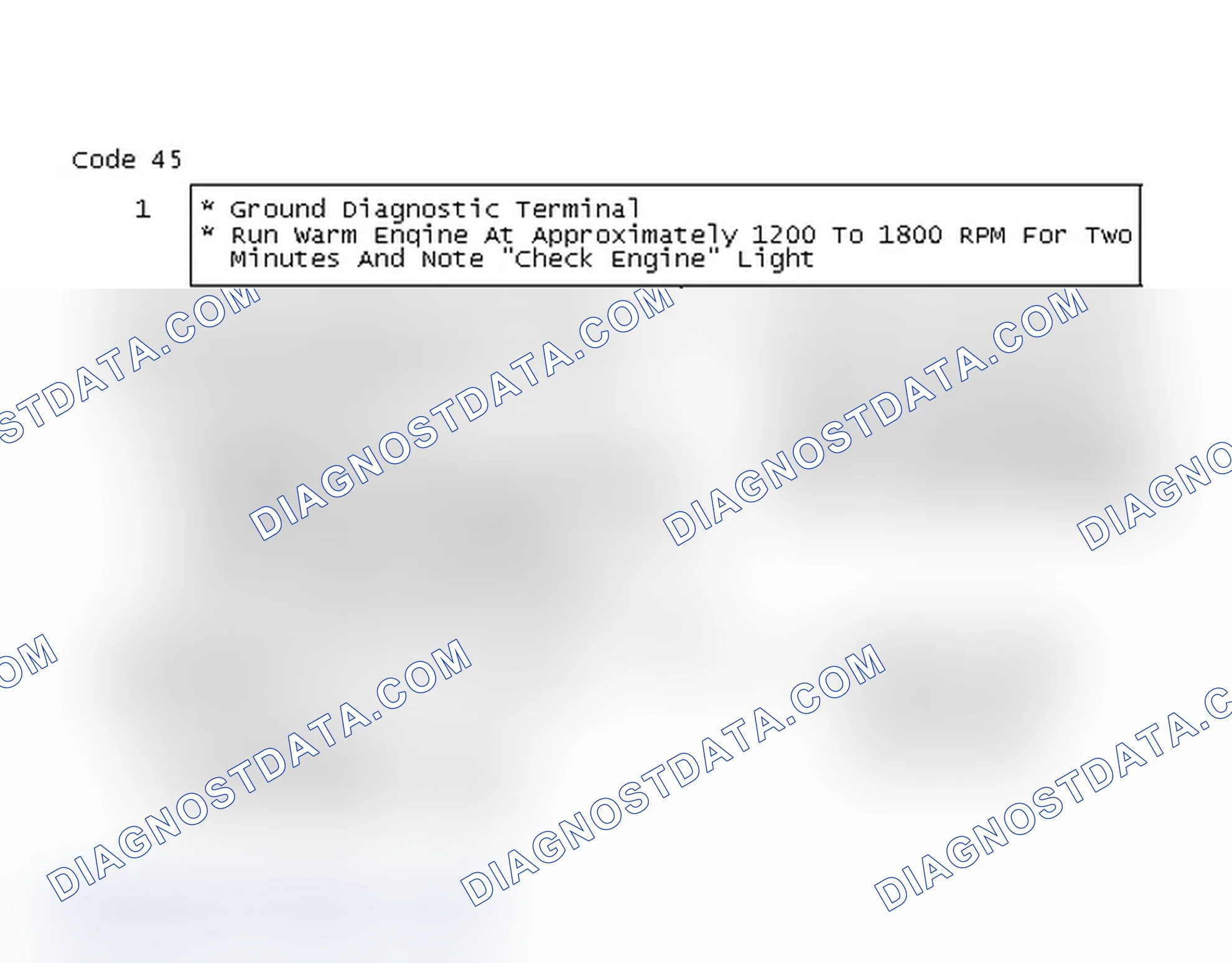 Scheme 333: Code 45 Chart