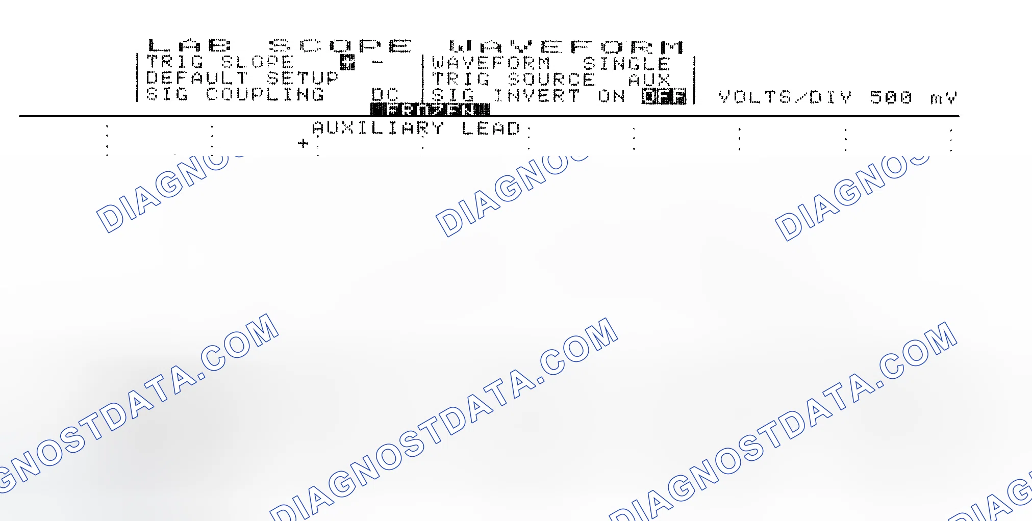 Scheme 14: Single Injector w/Excessive Current Flow - Current Pattern