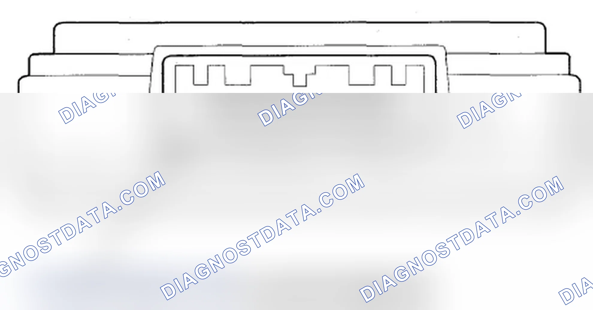 Scheme 544: HandsFreeLink Control Unit Connector for Inputs and Outputs