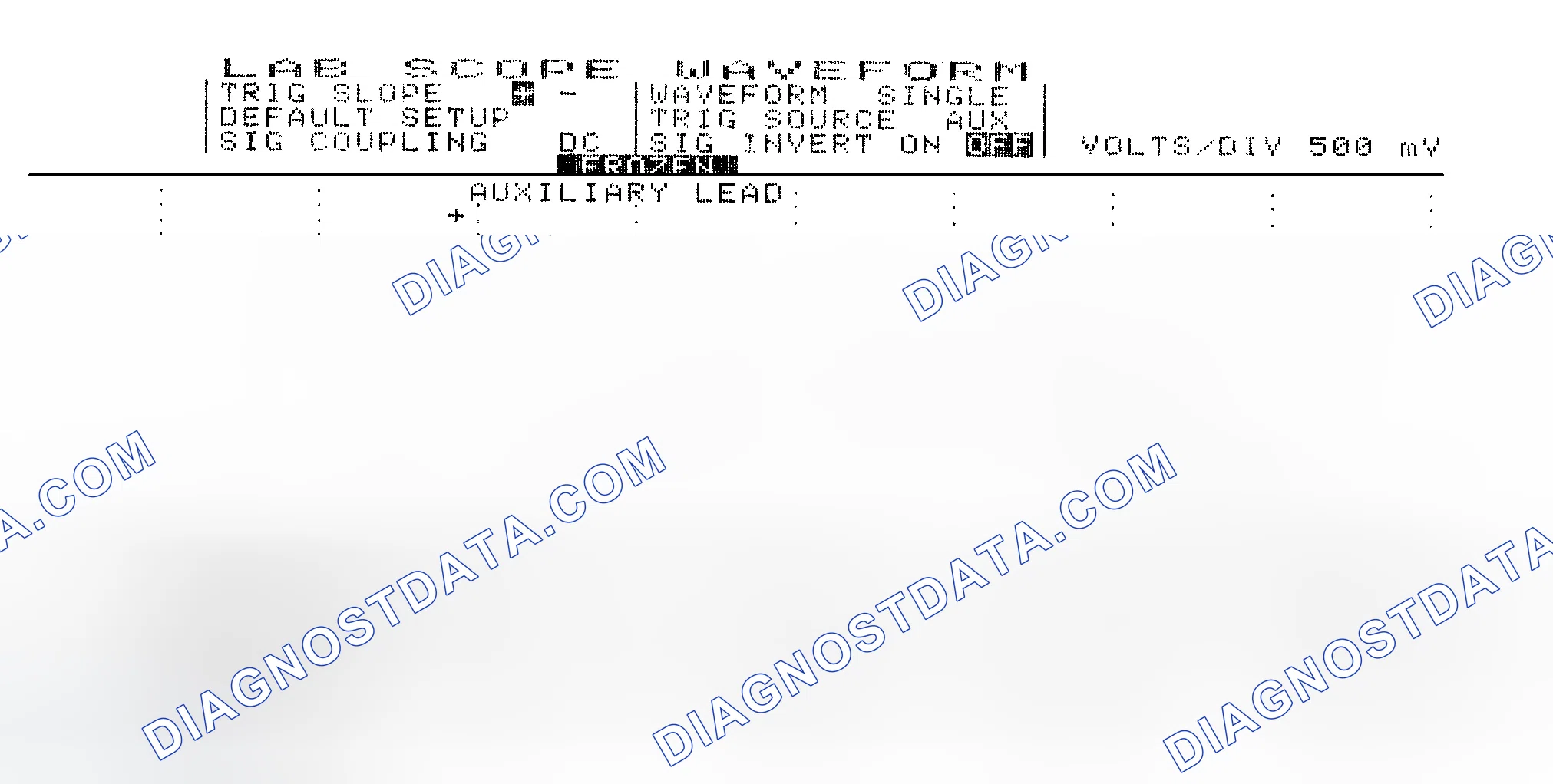 Scheme 14: Single Injector w/Excessive Current Flow - Current Pattern