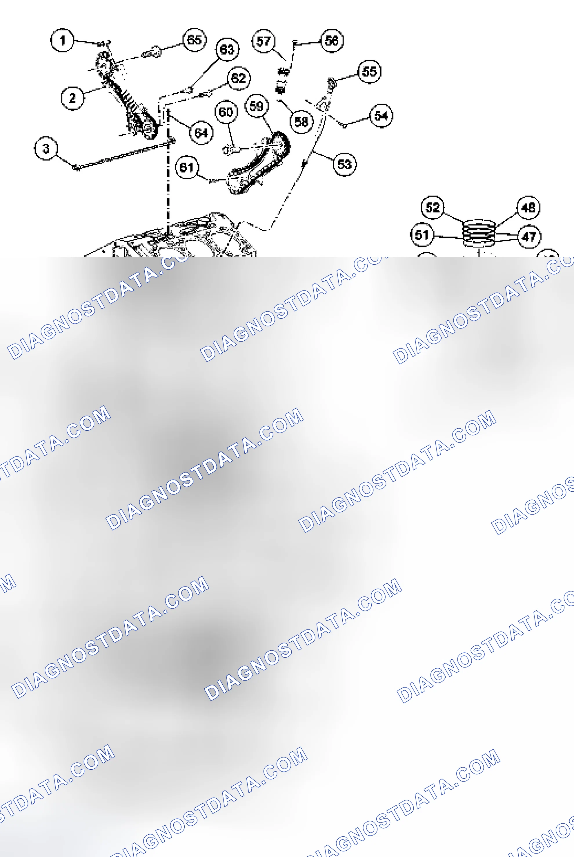 Scheme 774: Lower Components - 4.0L SOHC Engine