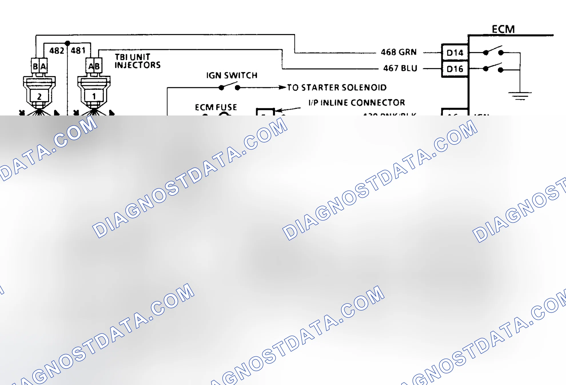 Scheme 11: HEI Ignition & Injector Circuits (3.1L)