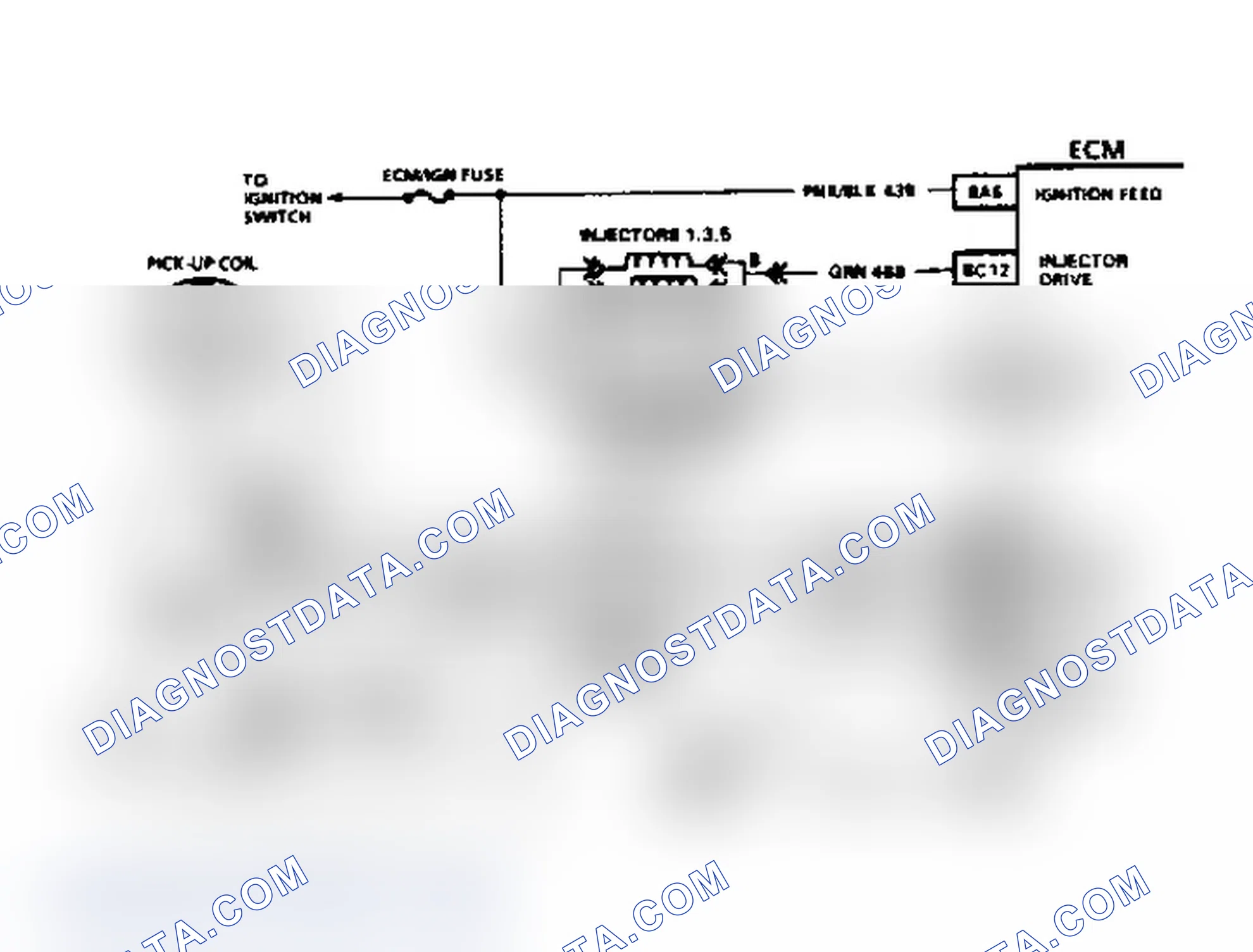 Scheme 70: Code 42 Schematic (3.1L) Electronic Spark Timing