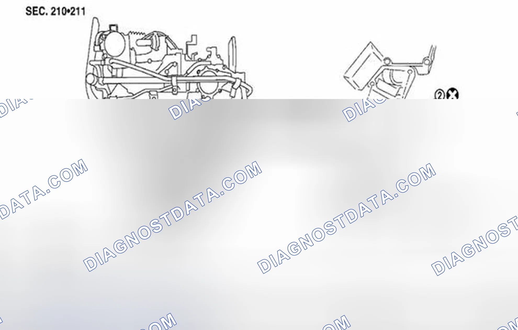 Scheme 37: Water Inlet and Thermostat Assembly: Exploded View
