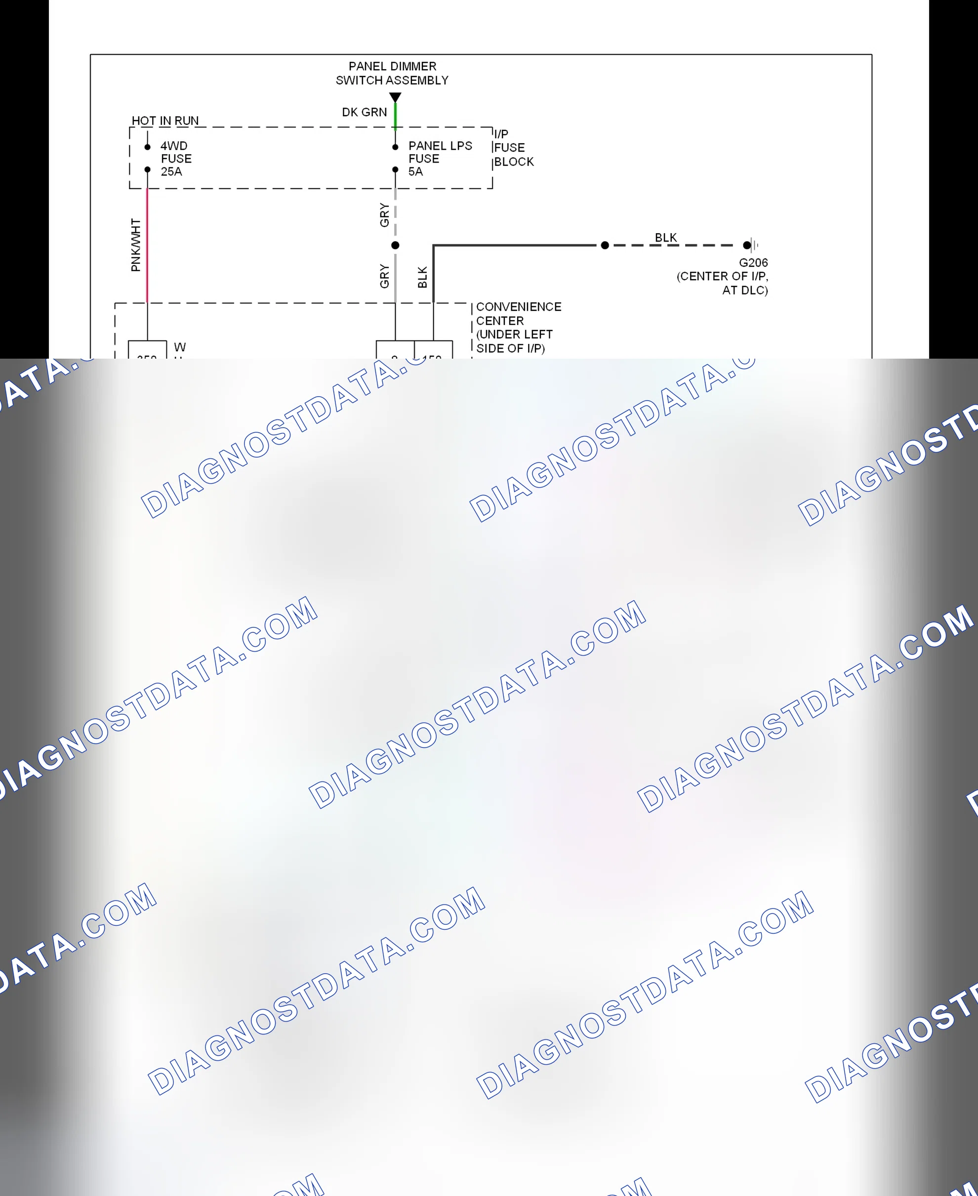 Scheme 10: Transfer Case Circuit (1994 K300)