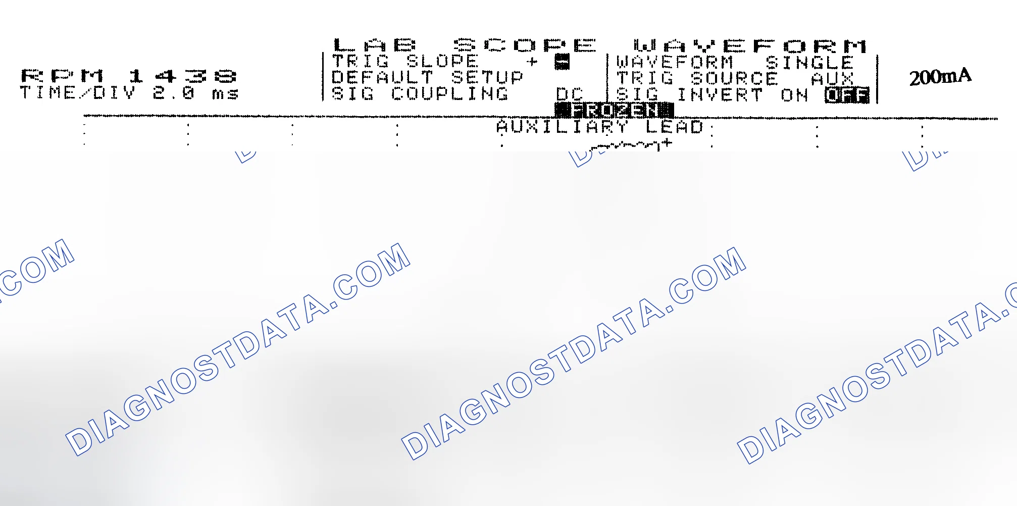 Scheme 15: Single Injector w/Normal Current Flow - Current Pattern