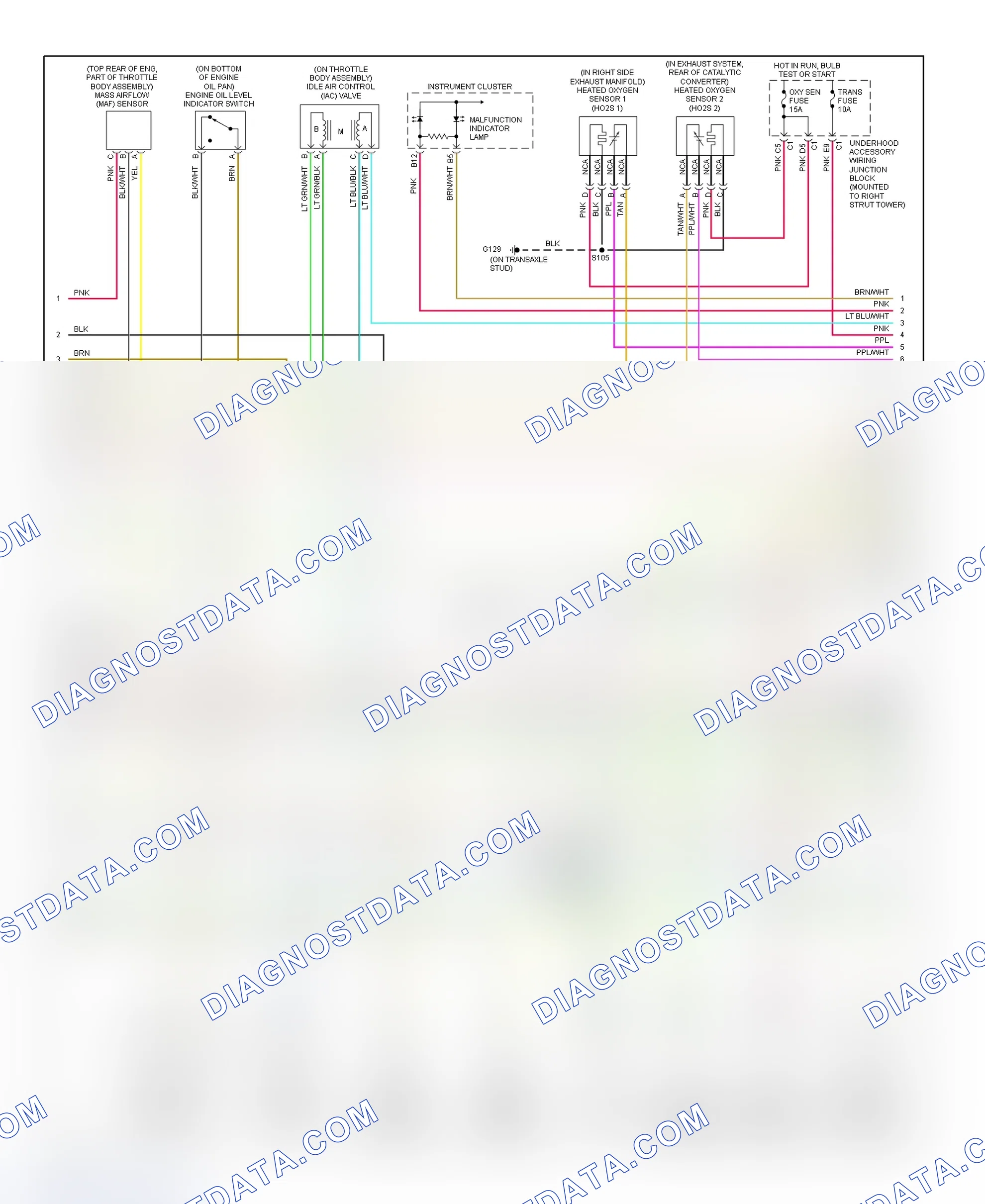 Scheme 153: PCM Wiring Diagram (Regal - 3.8L VIN K - 3 Of 4)