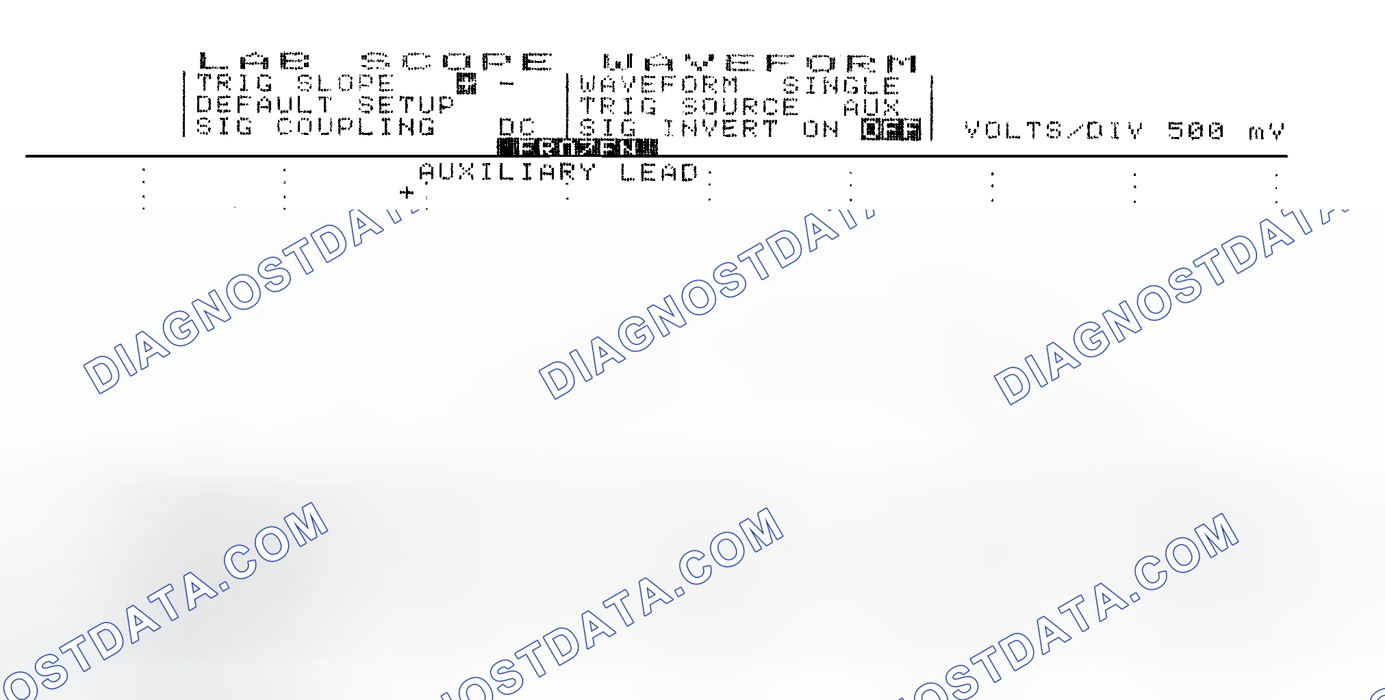 Scheme 14: Single Injector w/Excessive Current Flow - Current Pattern
