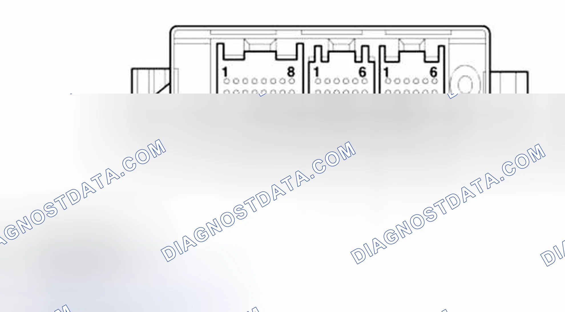Scheme 15: PDC CONNECTOR PIN DETAILS