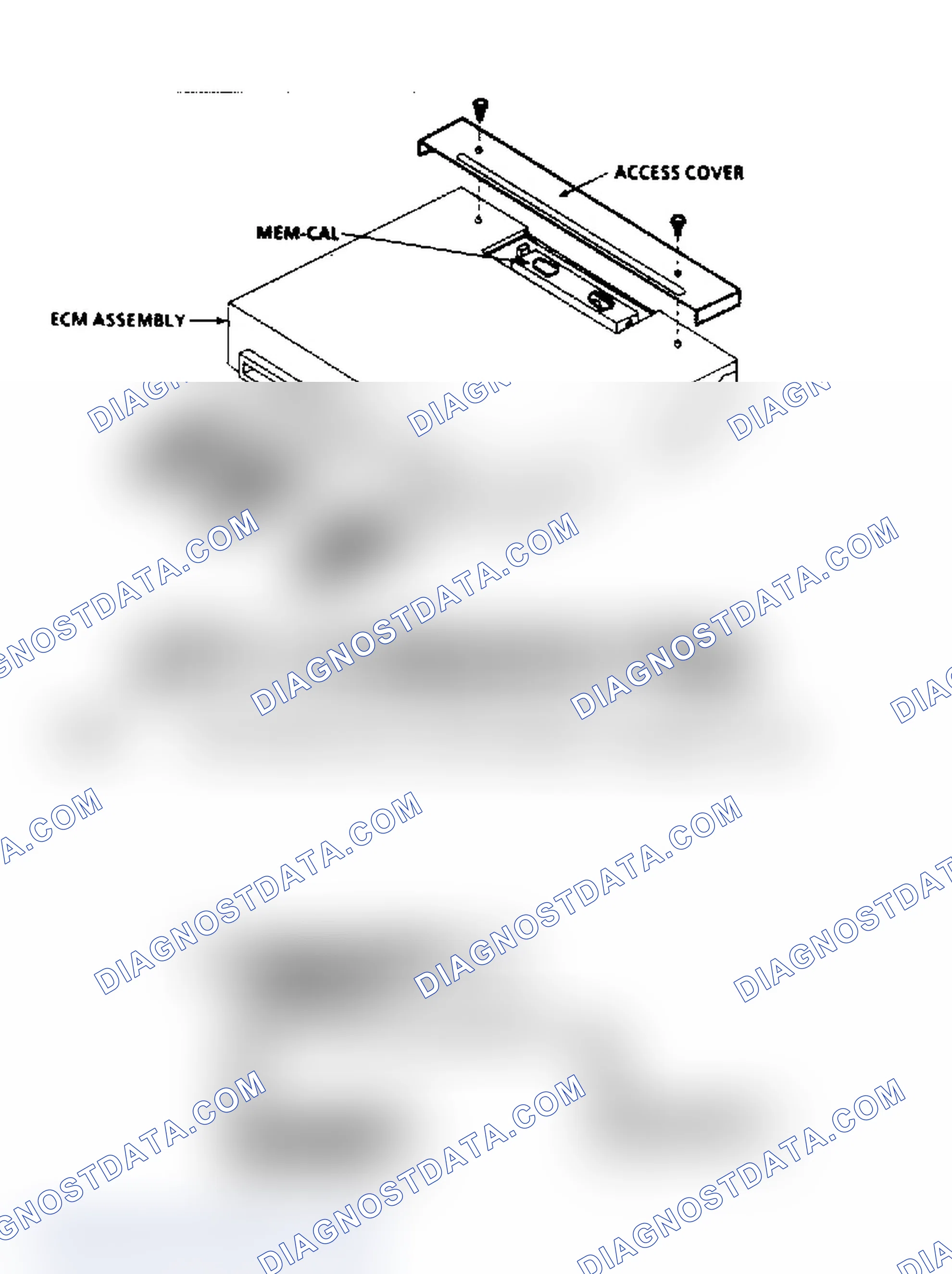Scheme 540: Code 41, Cylinder Select Error (Faulty/Incorrect MEM-CAL)