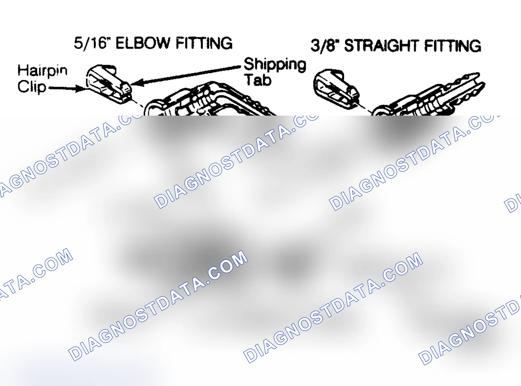 Scheme 8: Removal & Installation (3/8" Straight & 5/16" Elbow Fittings)