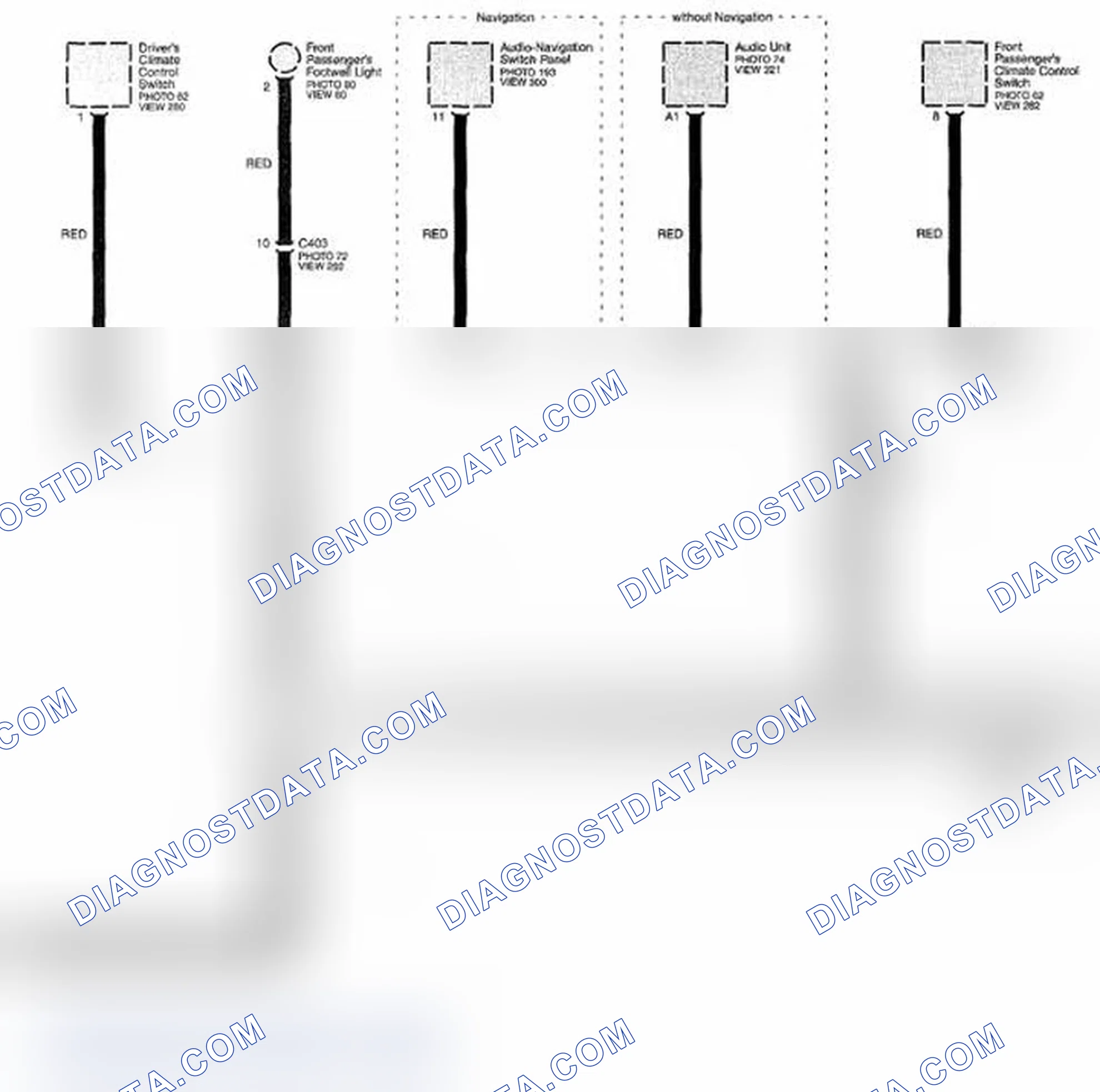 Scheme 167: Illumination (Negative) Circuit Diagram - LEDs (Page 15-13)