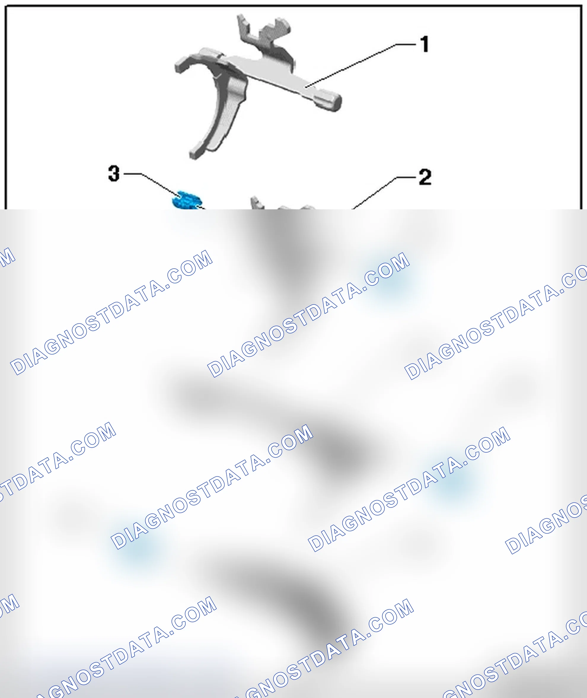 Scheme 272: GEARSHIFT RAILS AND SELECTOR FORKS