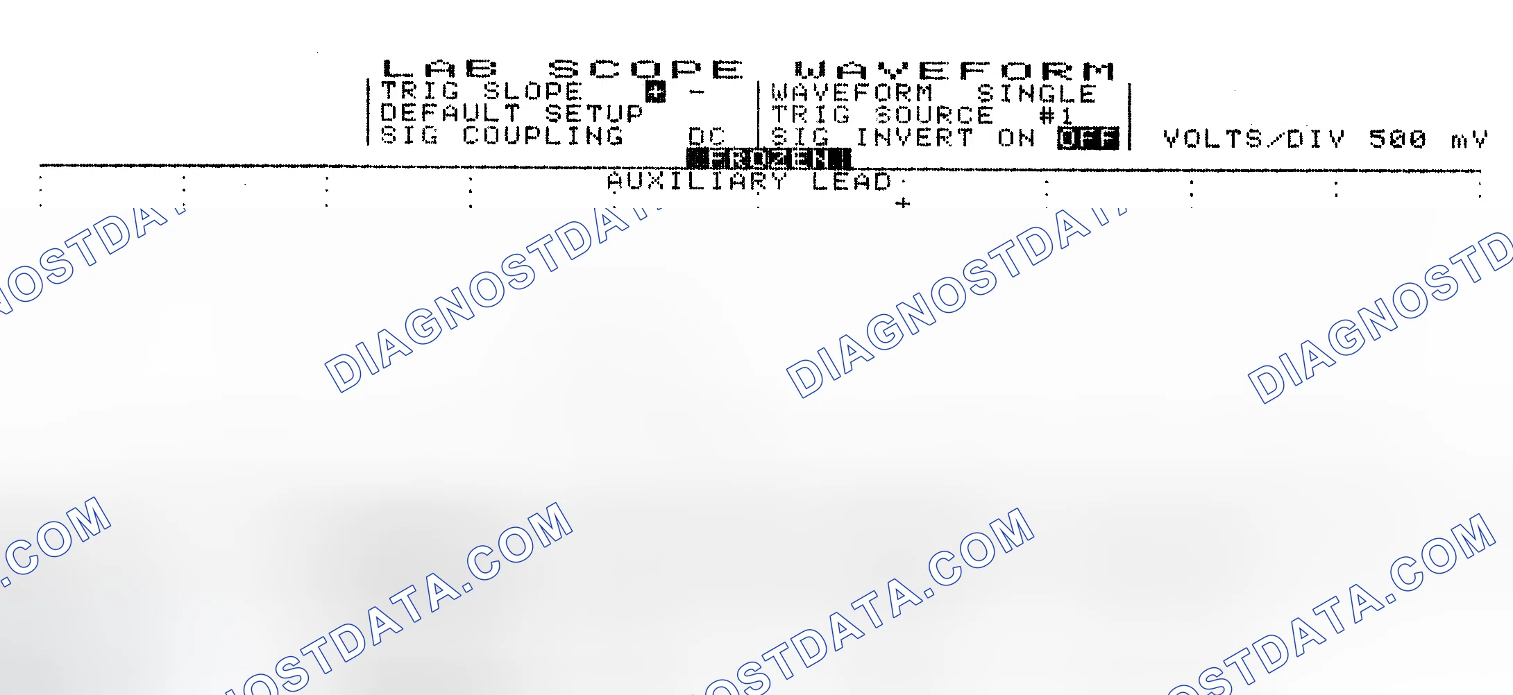 Scheme 10: Single Injector w/Excessive Current Flow - Current Pattern